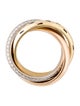 Cartier Trinity Sauvage Ring, Pavéd