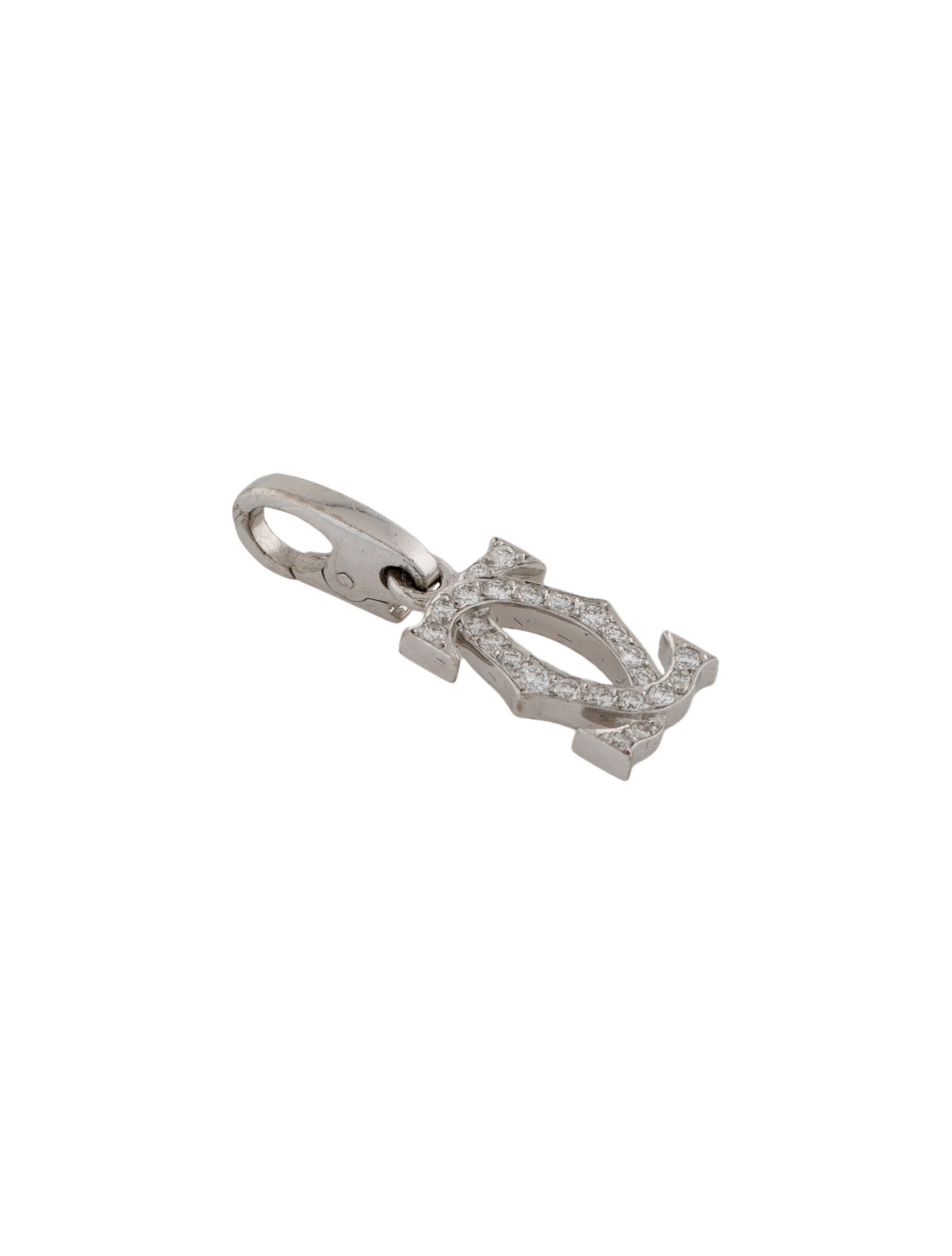 Cartier Diamond Double C Decor Charm
