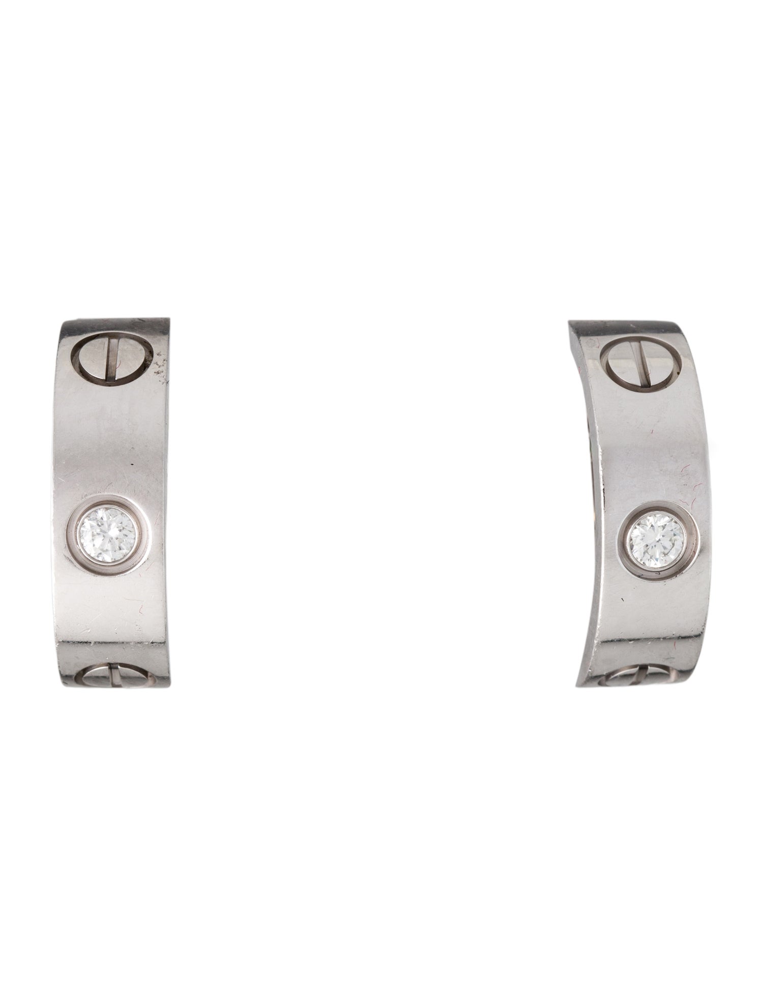 Cartier 2 Diamonds LOVE Earrings