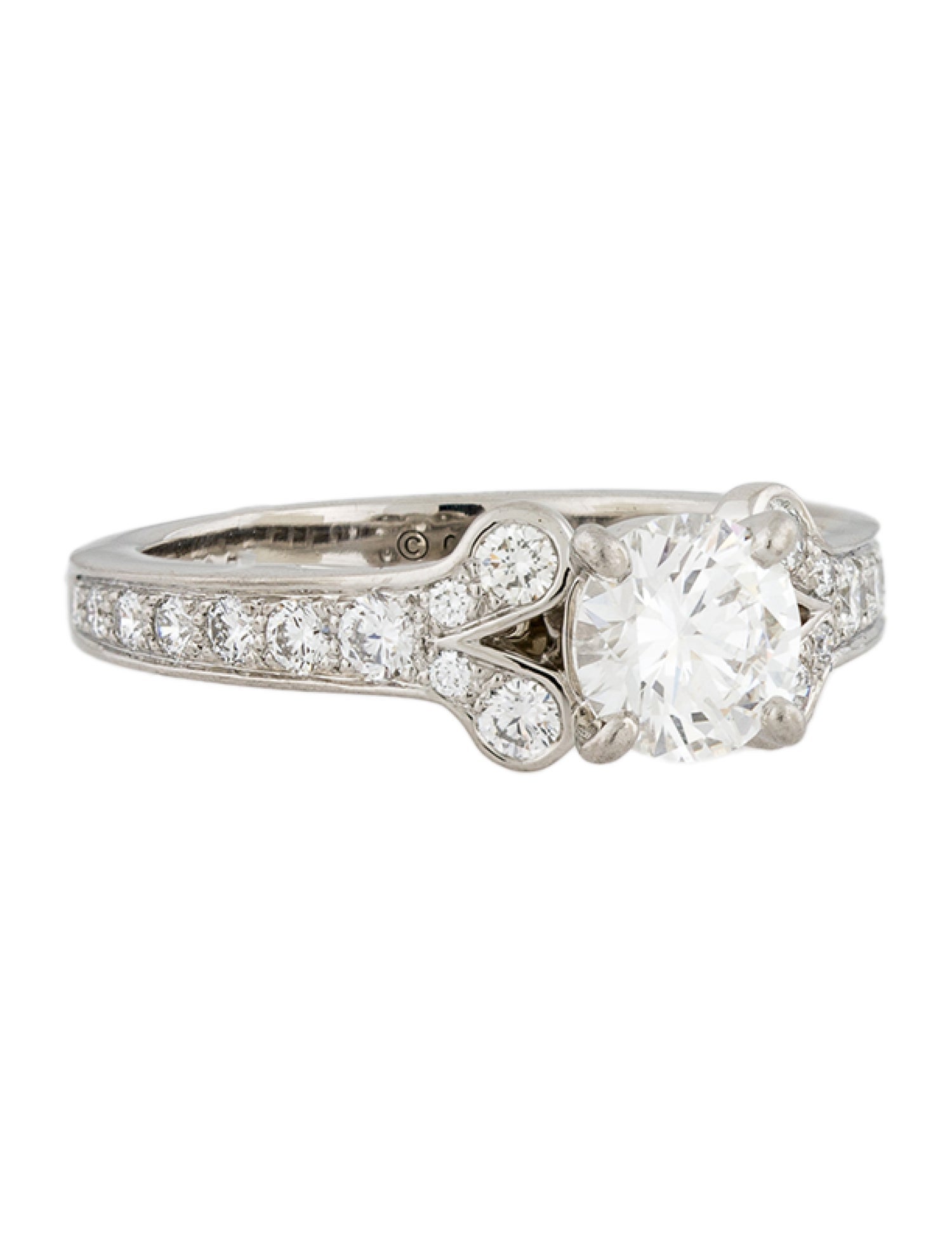 Cartier Diamond Ballerine Solitaire Ring
