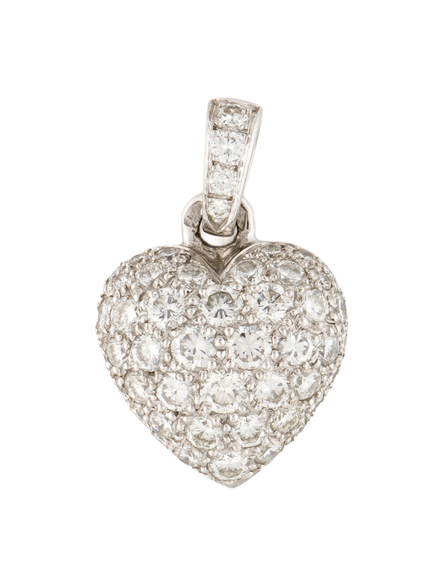 Cartier Vintage Diamond Heart Pendant