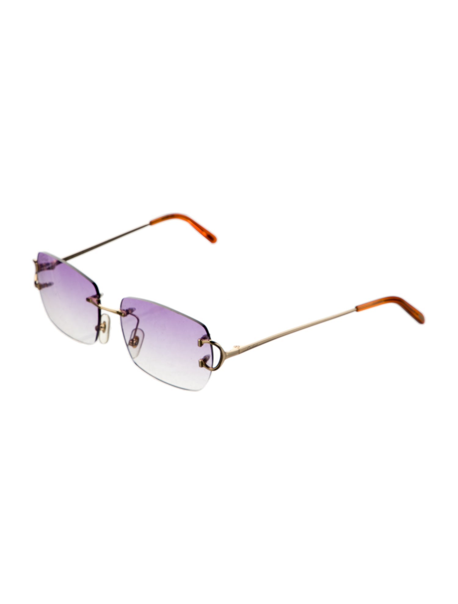 Cartier Square Gradient Square Sunglasses