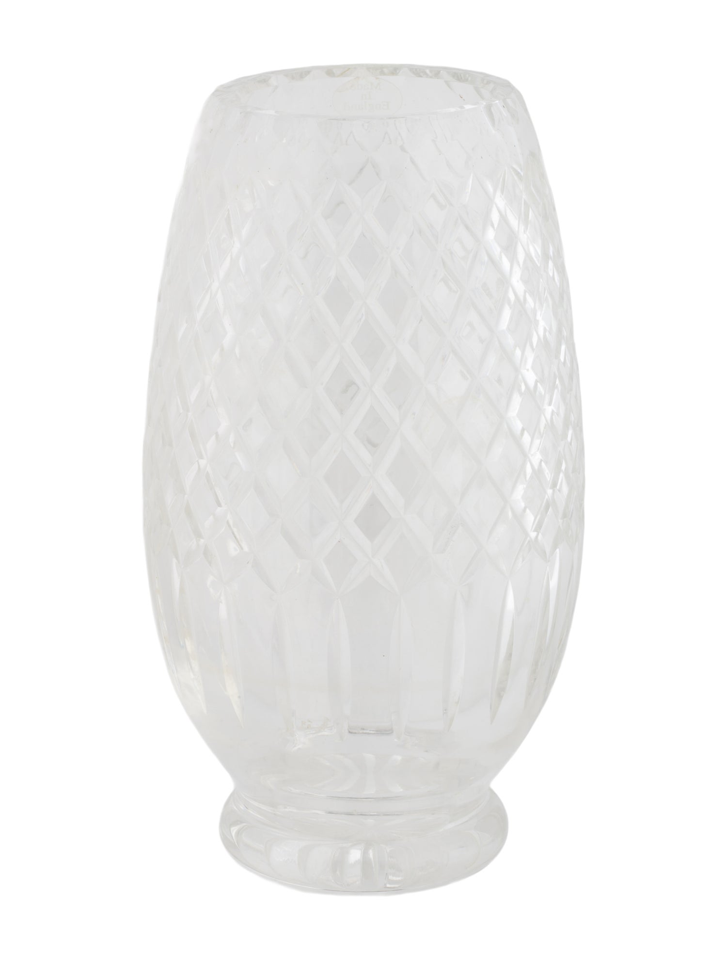 Cartier Crystal Cut Vase