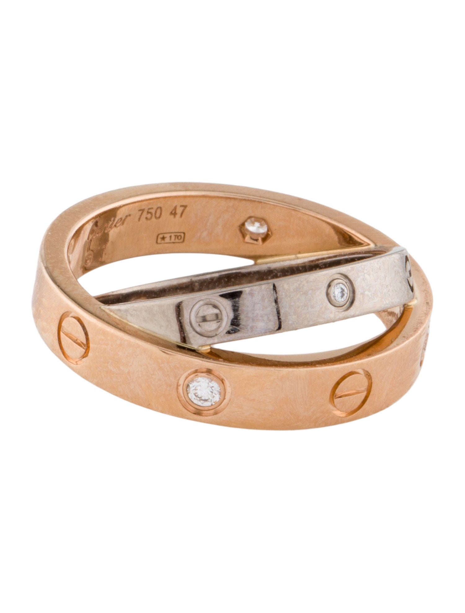 Cartier LOVE Ring, 6 Diamond