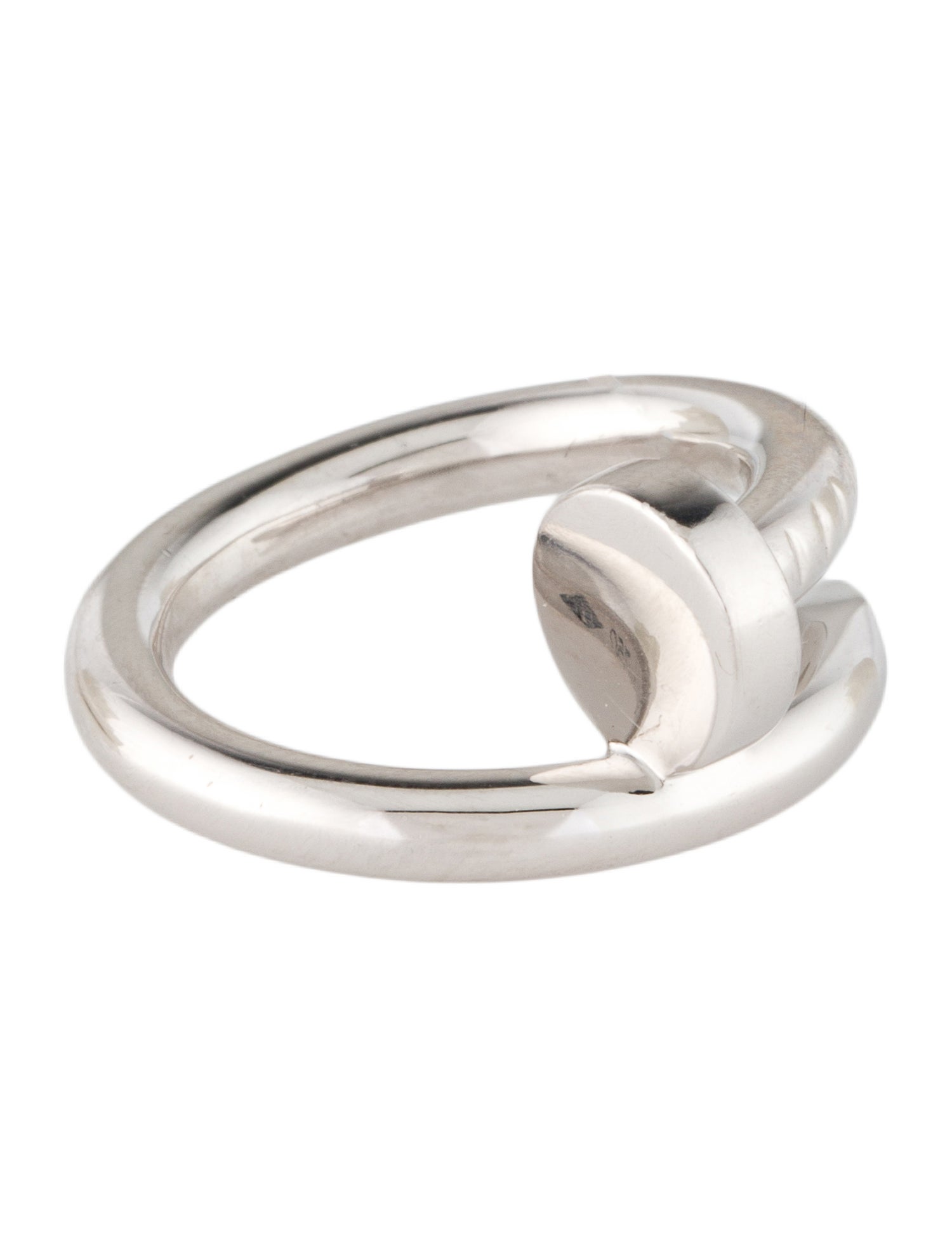 Mejuri Charlotte Slim Enamel Band - Brown, 18K Vermeil Band