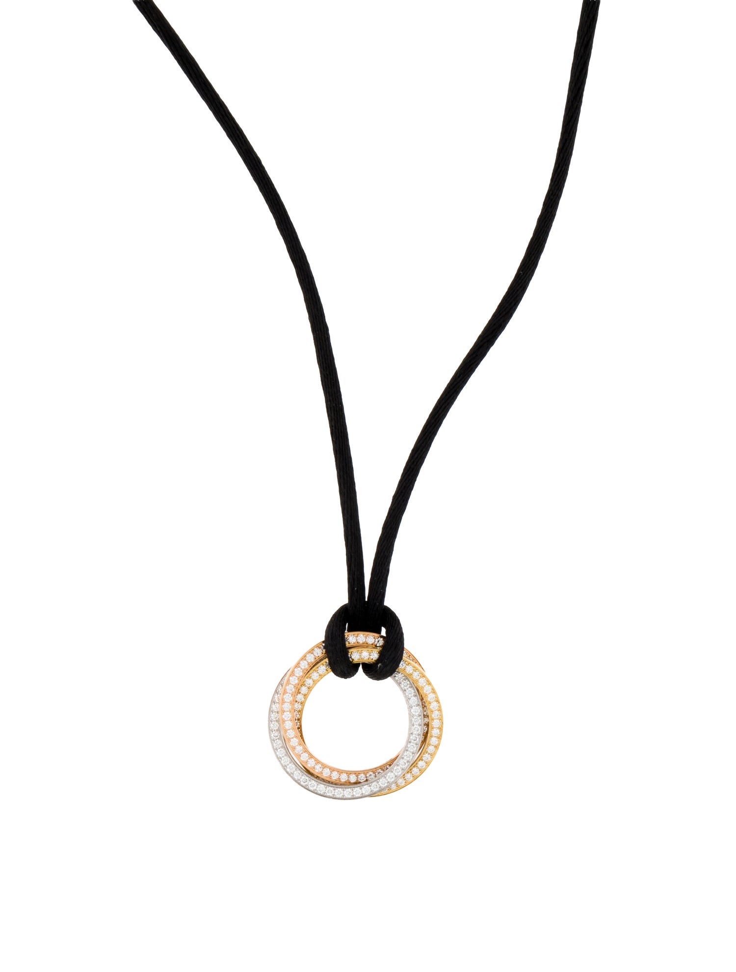 Cartier Diamond Trinity Necklace, on Cord