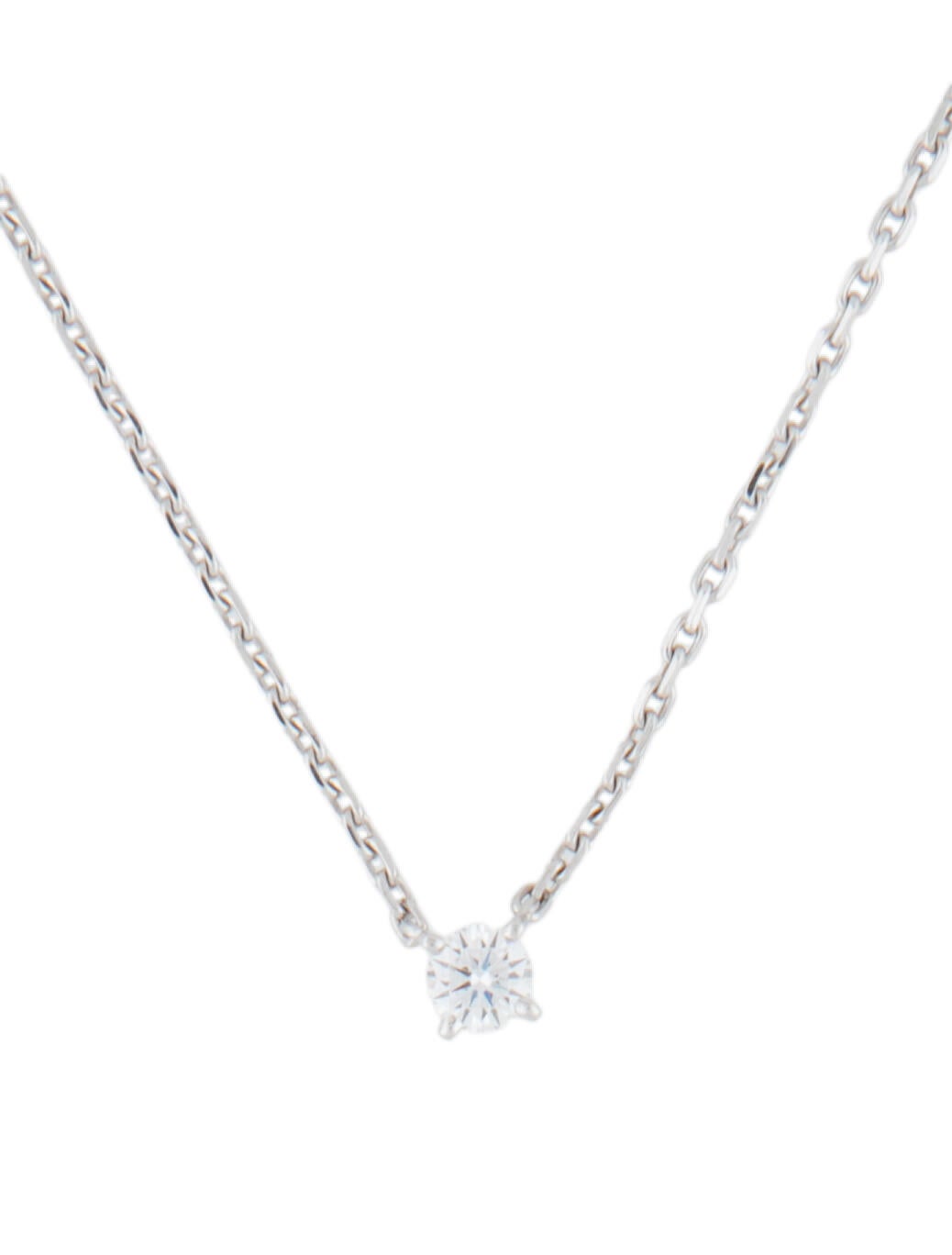 Cartier Diamond 1895 Pendant Necklace