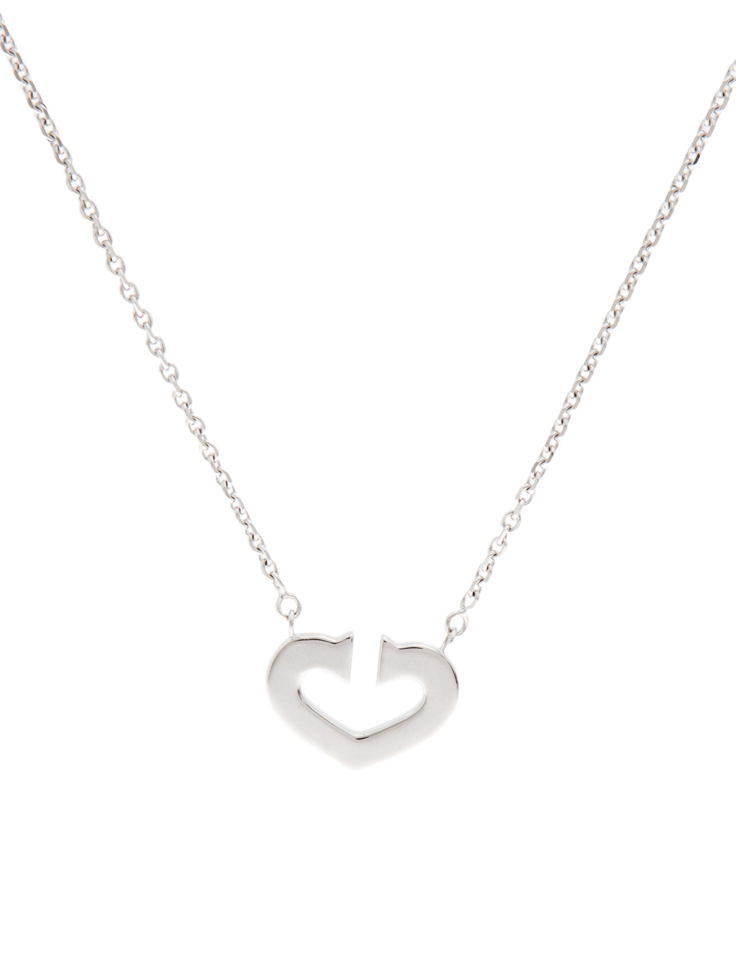 Cartier C de Cartier Heart Necklace