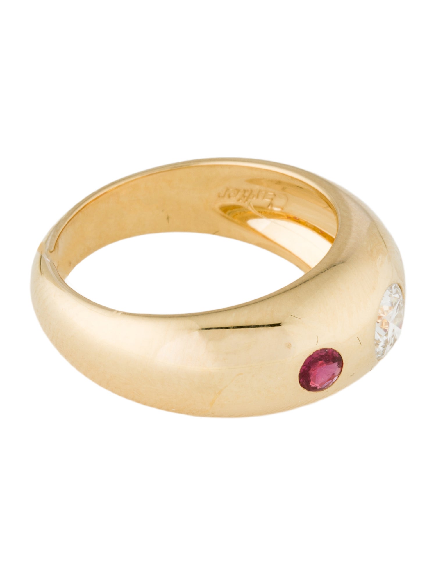 Cartier Vintage Ruby & Diamond Daphne Band