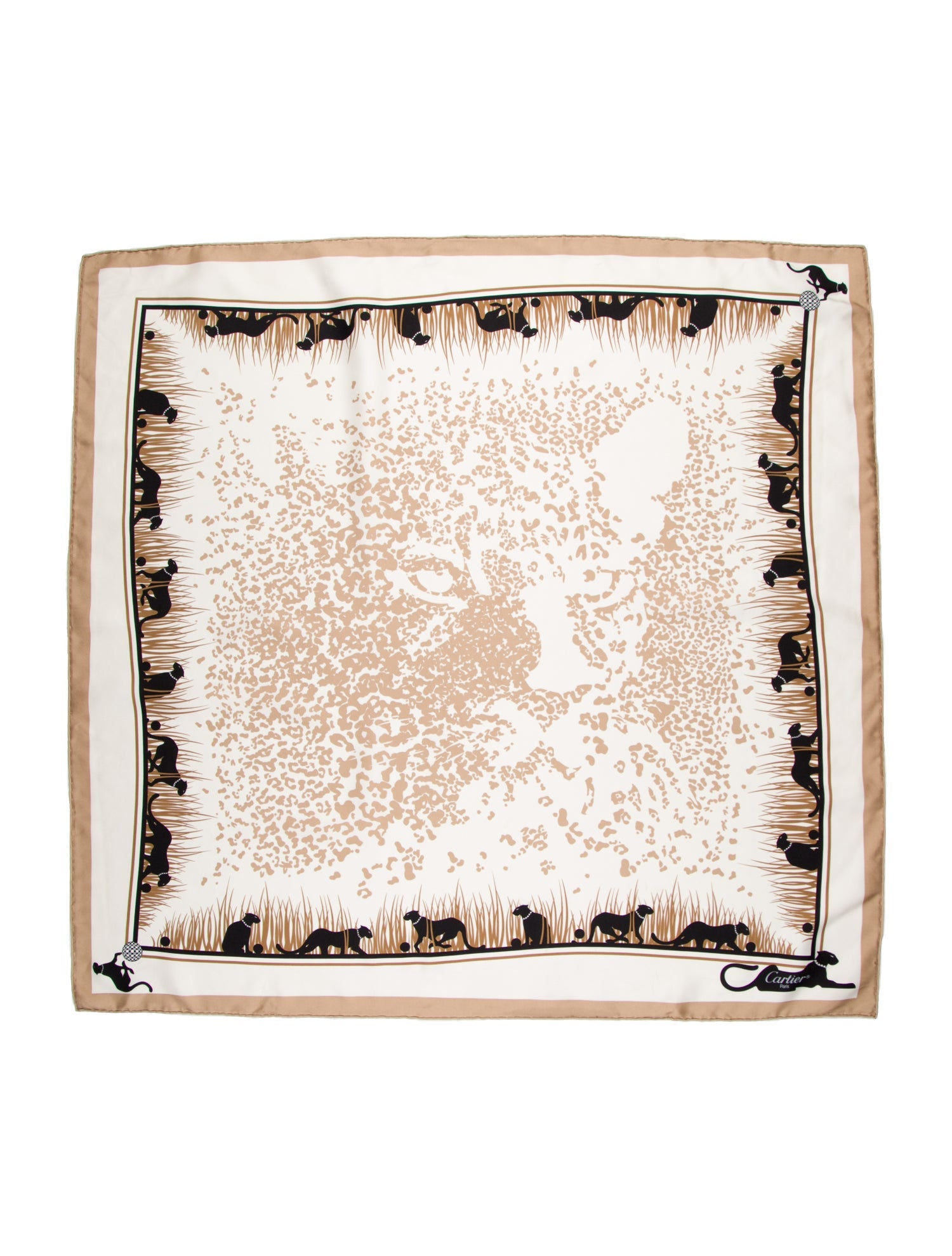 Cartier Silk Printed Scarf