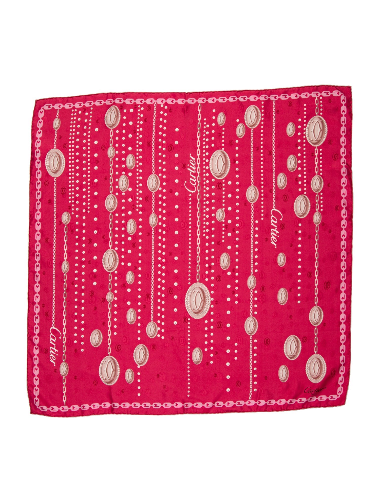 Cartier Silk Printed Scarf