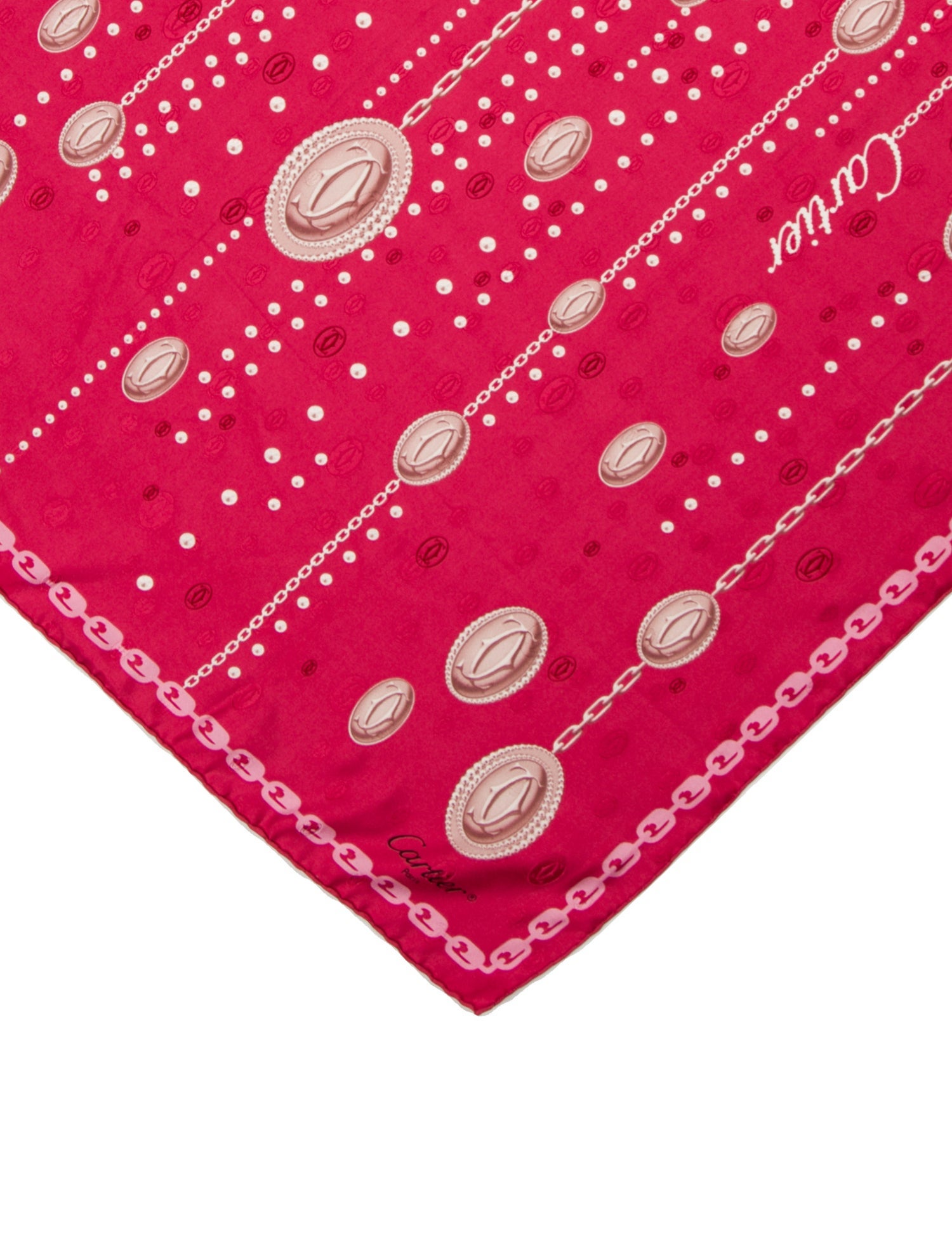Cartier Silk Printed Scarf