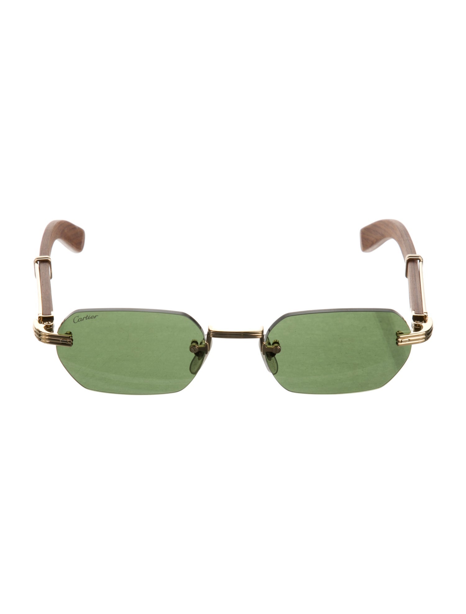 Cartier Premiere De Cartier Signature Logo Sunglasses