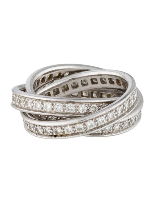 Cartier Trinity Ring, Pavéd