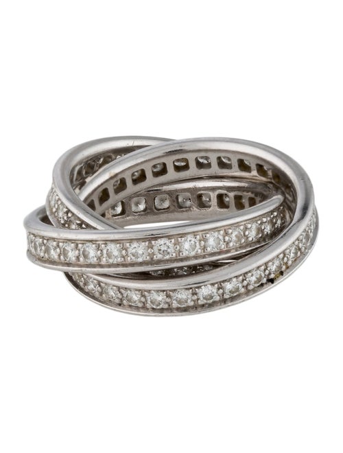 Cartier Trinity Ring, Pavéd
