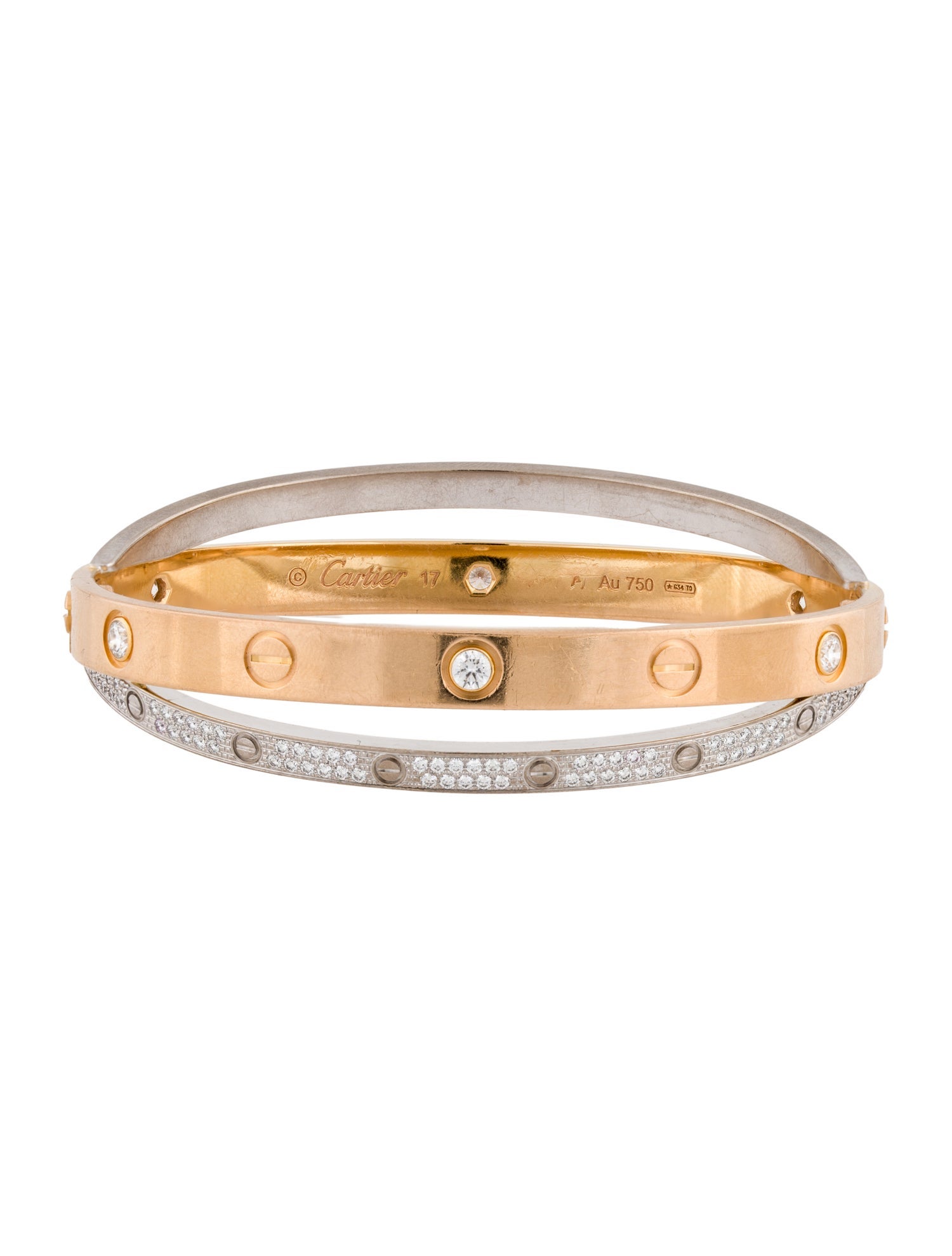 Cartier Love Bracelet, Diamond-Paved