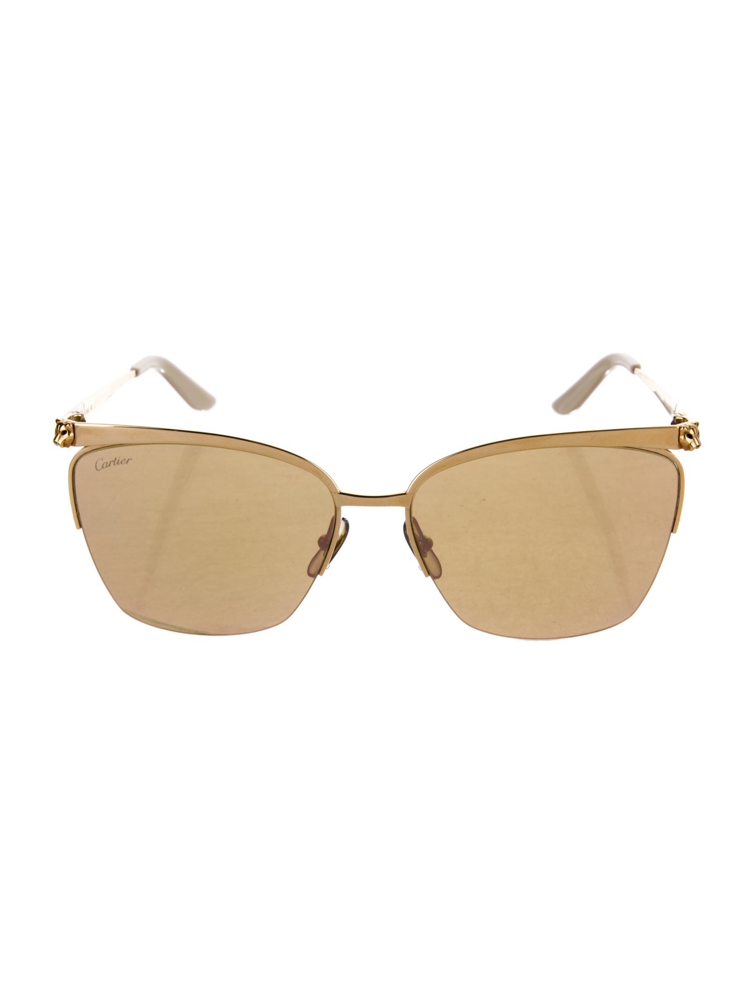 Cartier Panthere de Cartier Red Butterfly Oversize Sunglasses