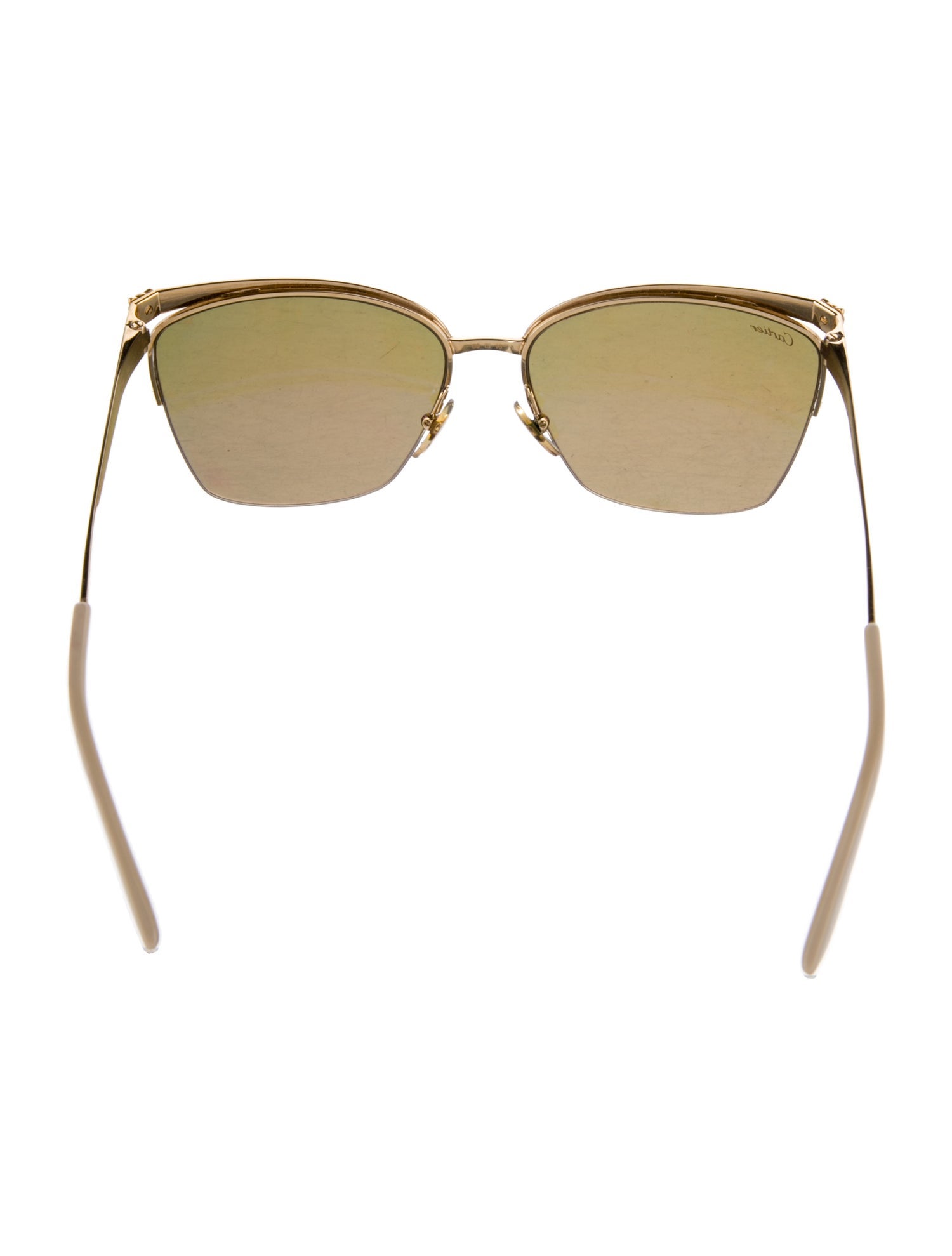 Cartier Panthere de Cartier Red Butterfly Oversize Sunglasses