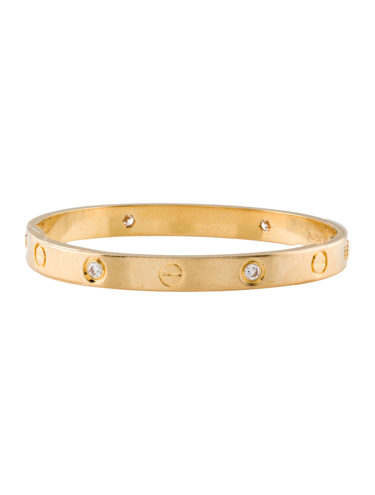 Cartier Classic LOVE Bracelet, 4 Diamonds