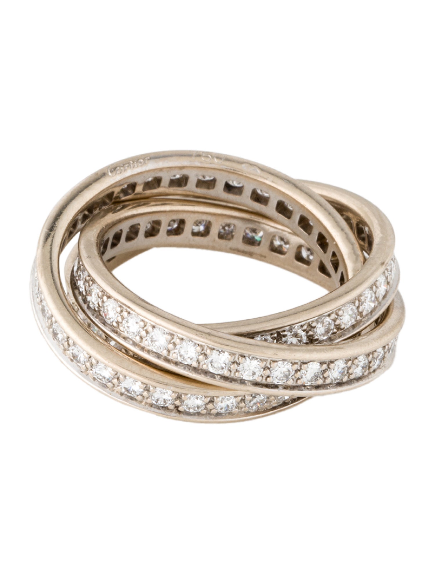 Cartier Trinity Ring, Diamonds