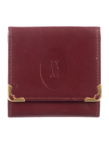 Cartier Wallets Leather Coin Pouch