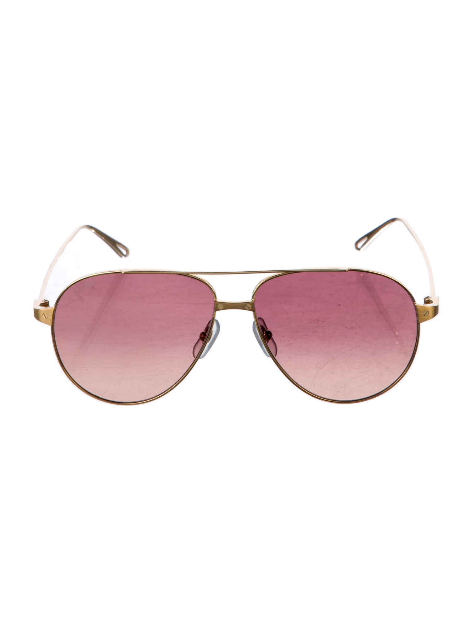 Cartier Santos de Cartier Aviator Sunglasses