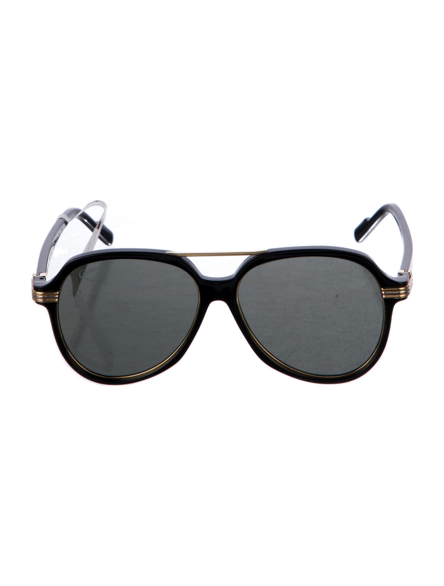 Cartier Aviator Tinted Sunglasses
