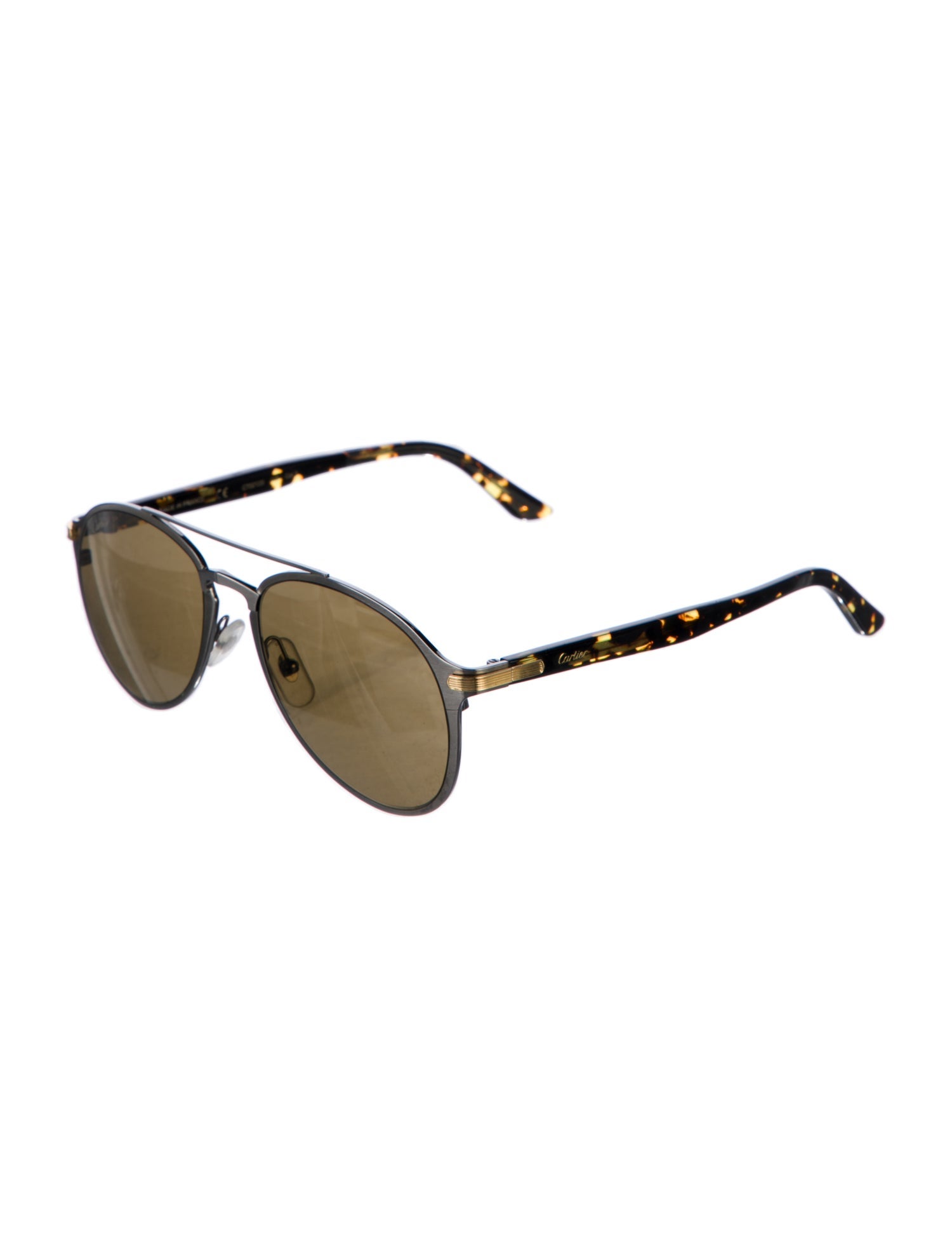 Cartier Aviator Mirrored Sunglasses