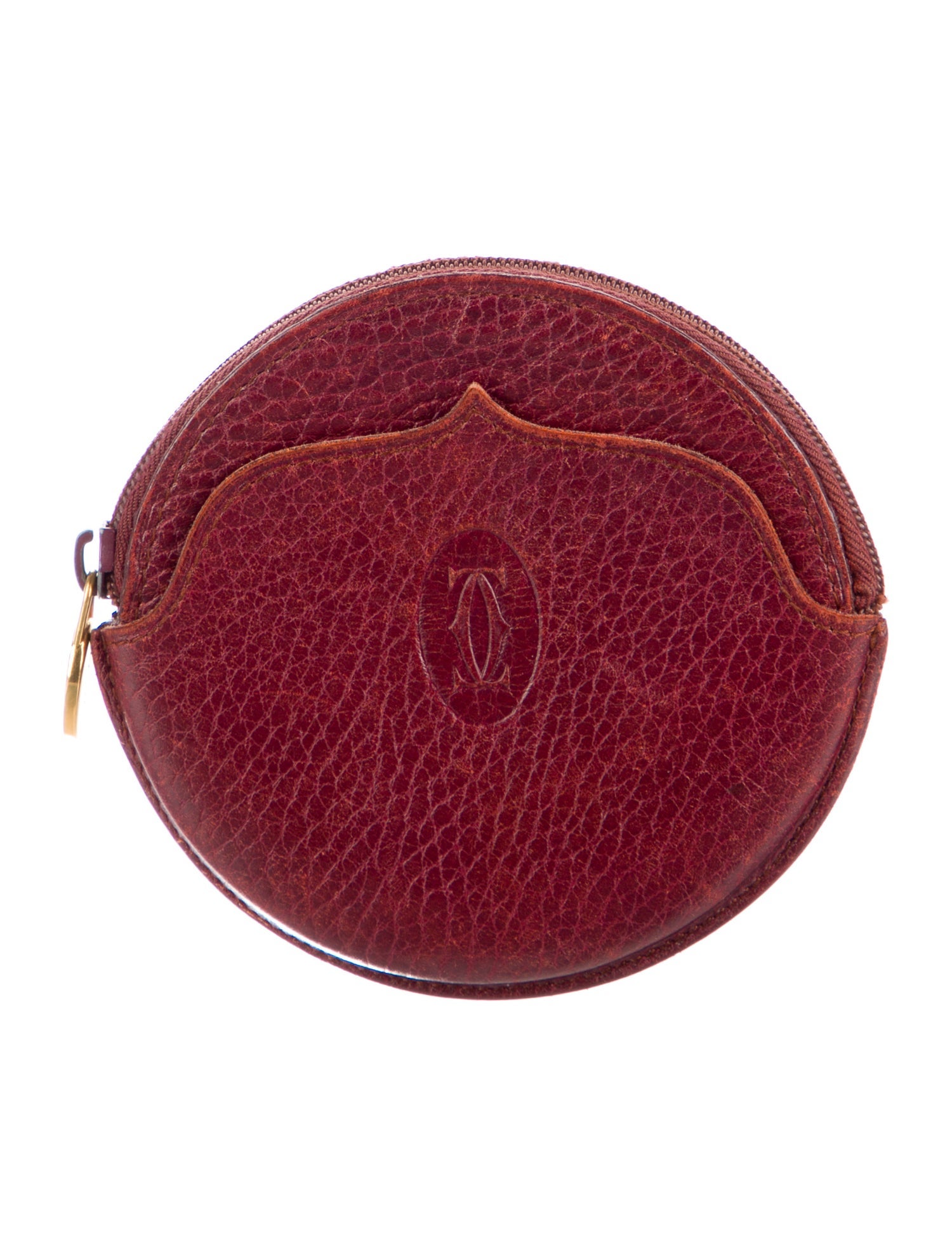 Cartier leather cosmetic bag