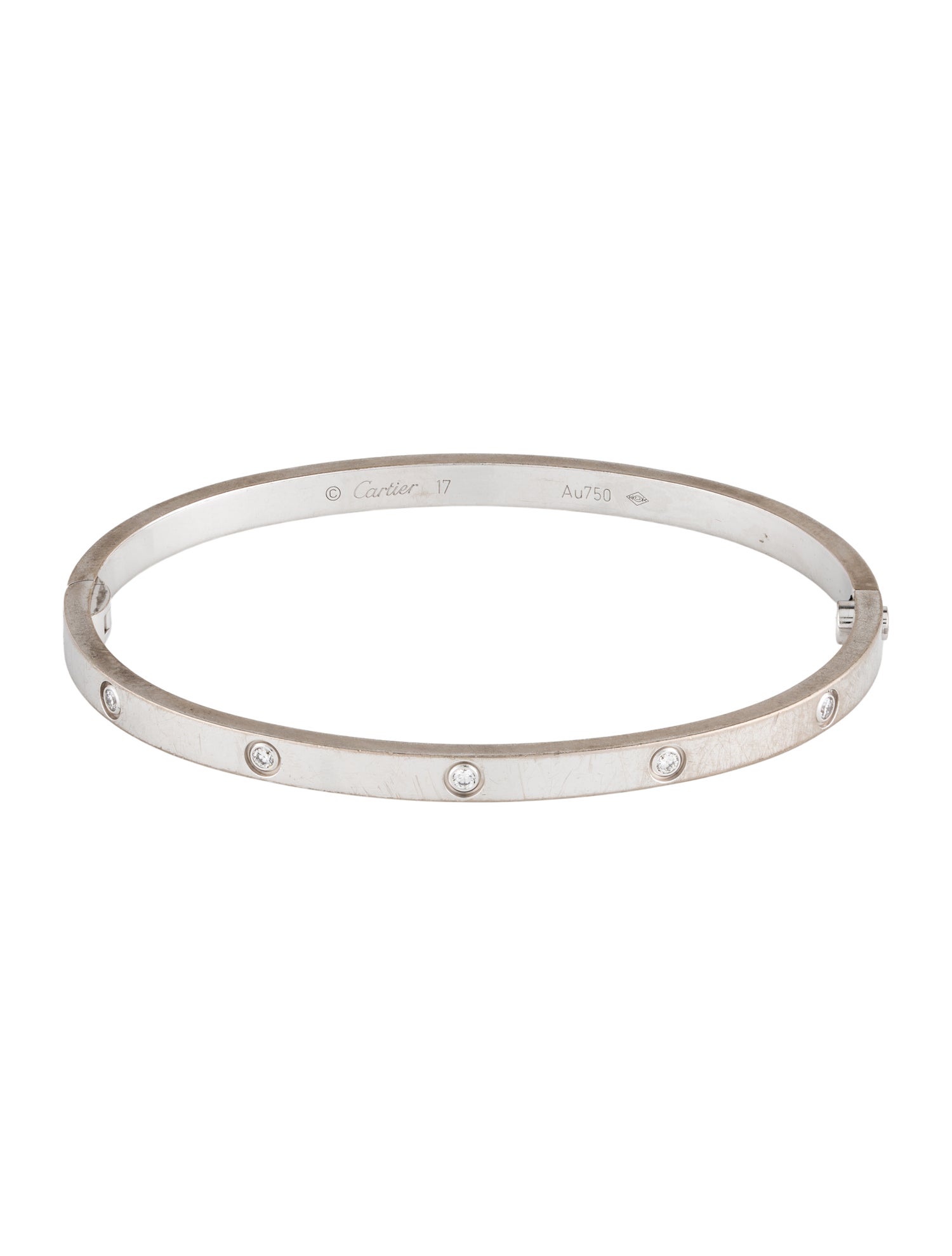 Cartier 10 Diamonds LOVE Bracelet, Small Model