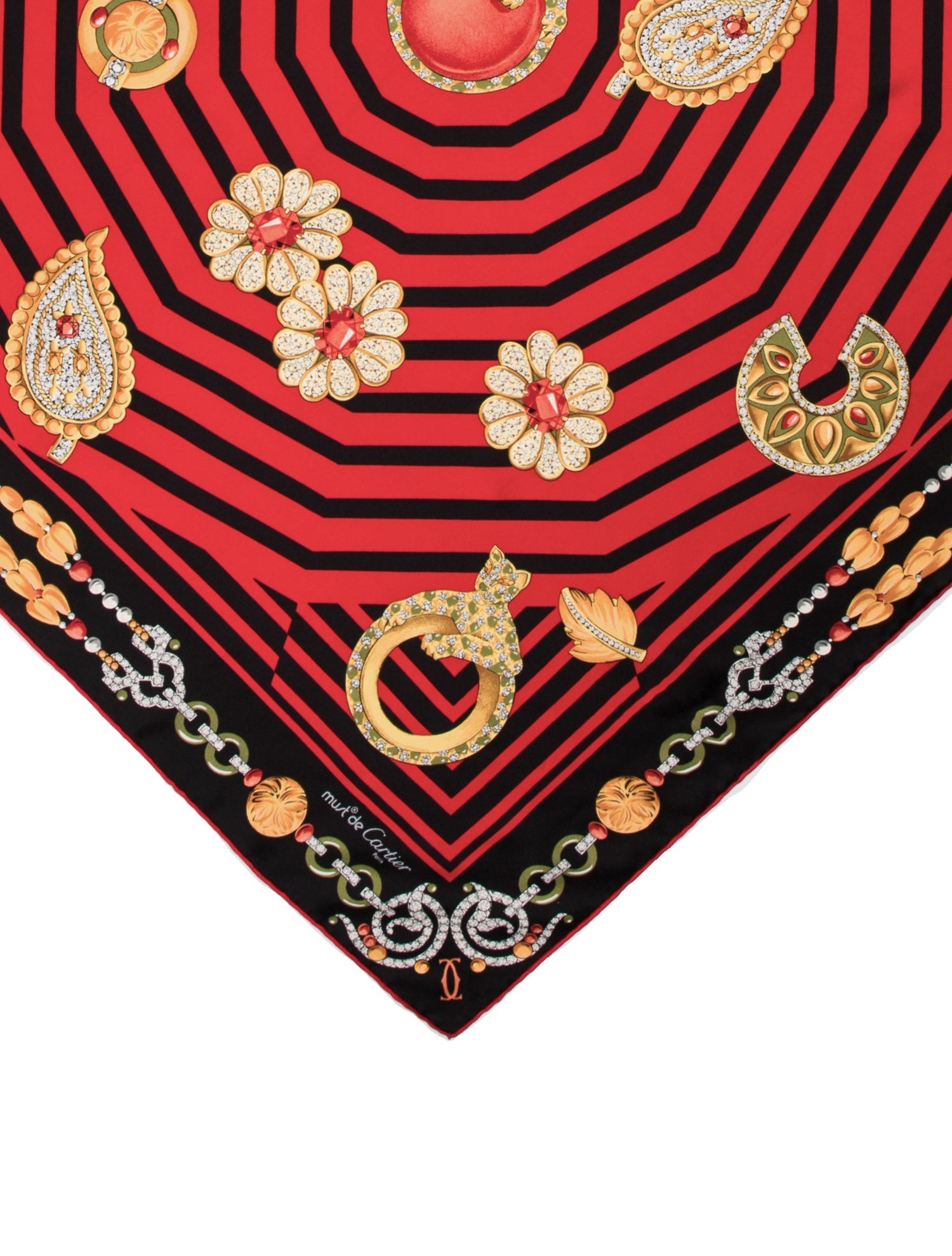 Cartier Silk Printed Scarf