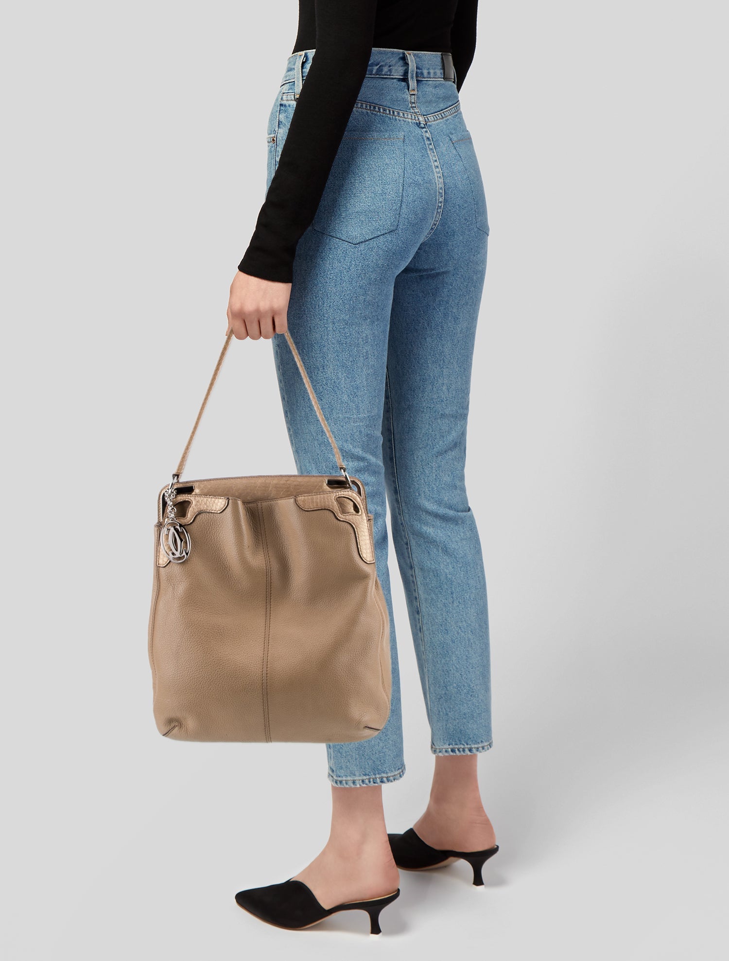 Cartier Leather Bucket Bag