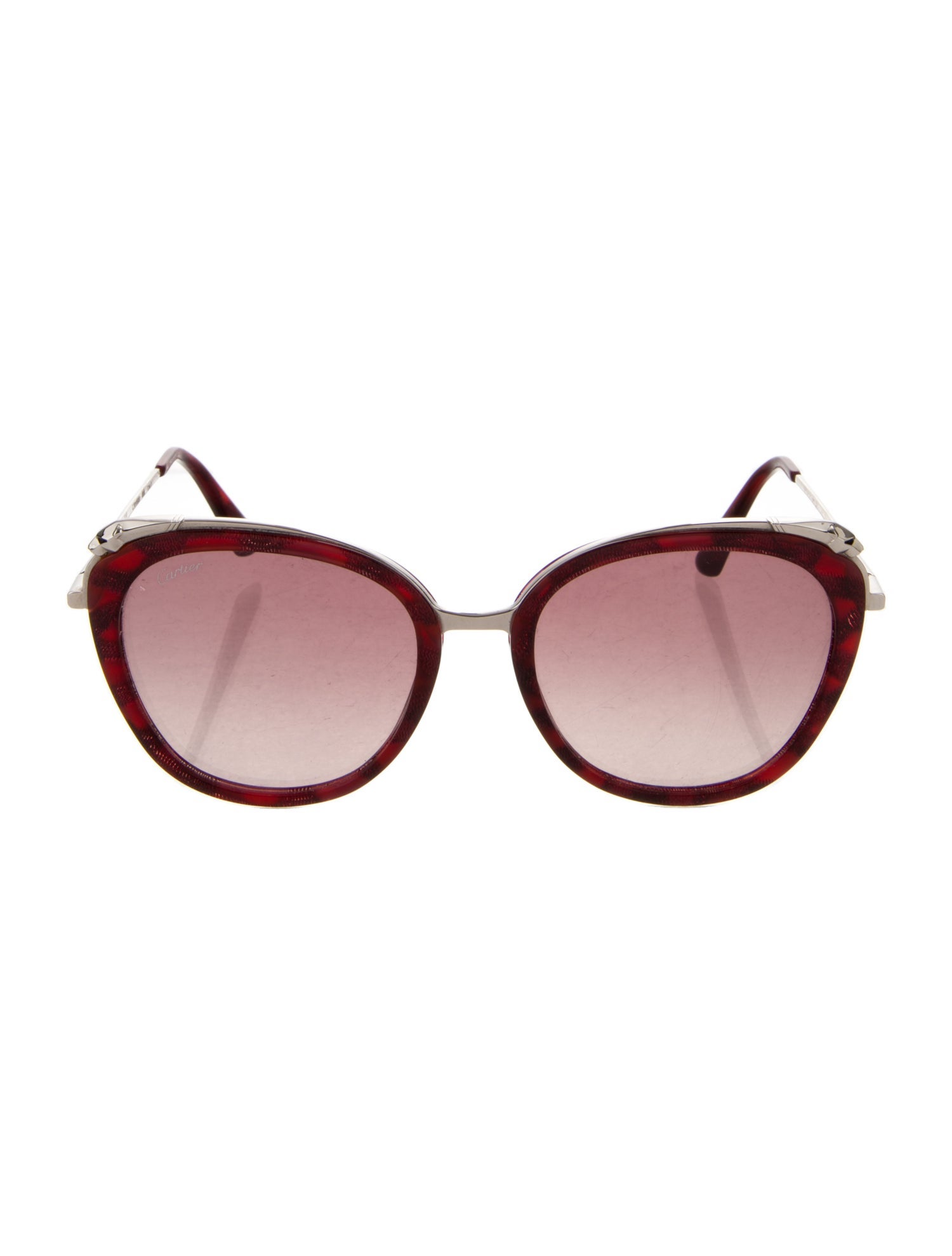 Cartier Panther De Cartier Cat-Eye Sunglasses