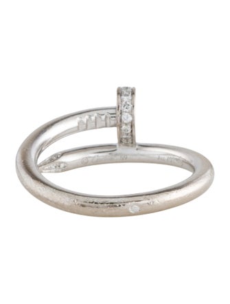 Cartier Classic Model Diamond Juste Jn Clou Ring