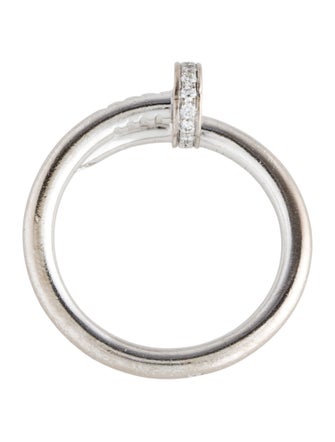 Cartier Classic Model Diamond Juste Jn Clou Ring