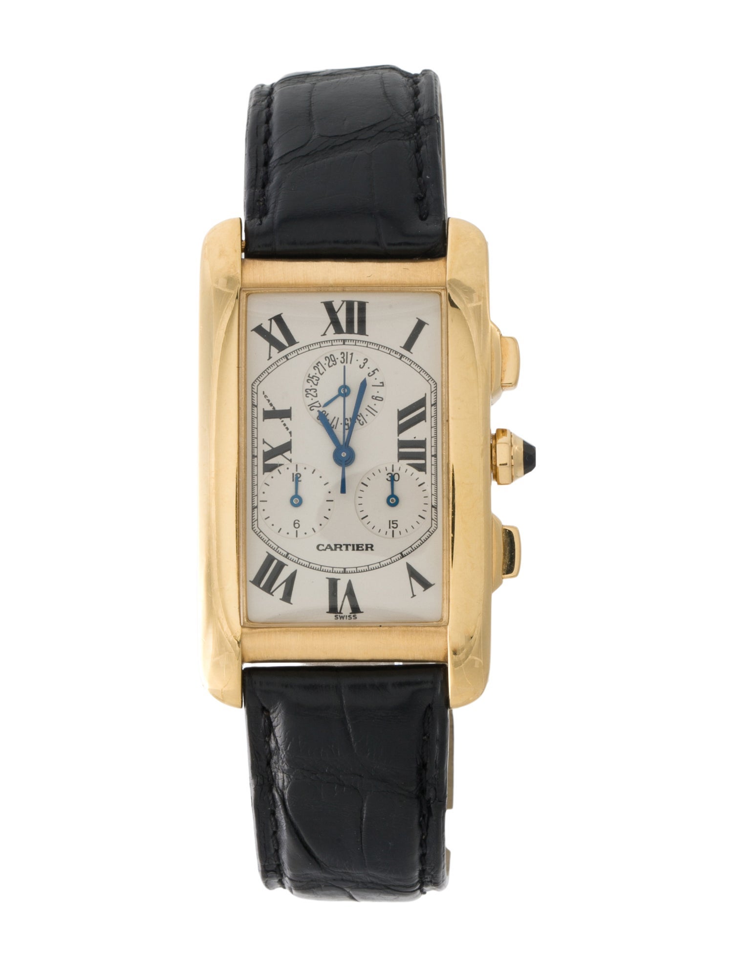 Cartier Tank Américaine Chronoflex Watch
