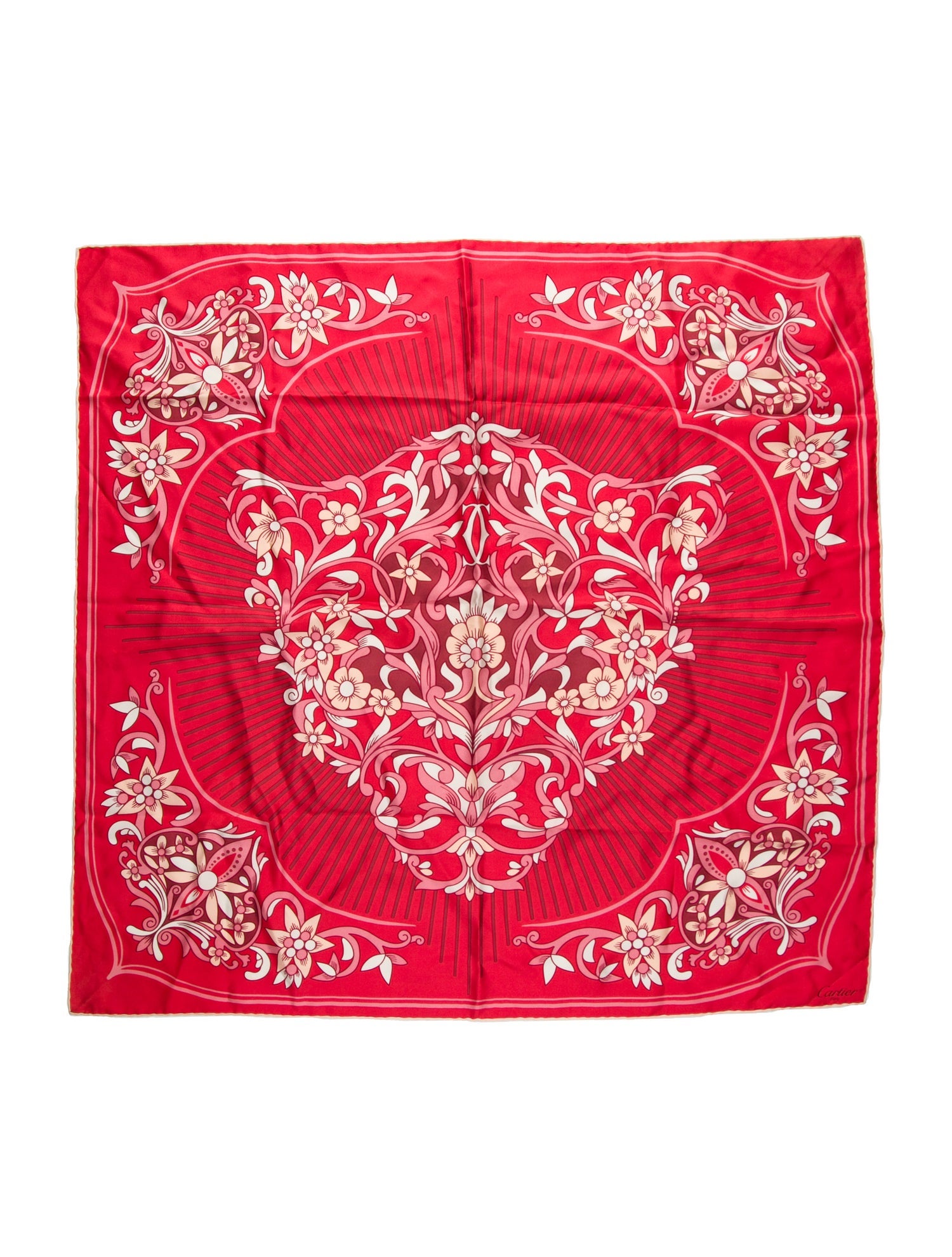 Cartier Silk Printed Scarf