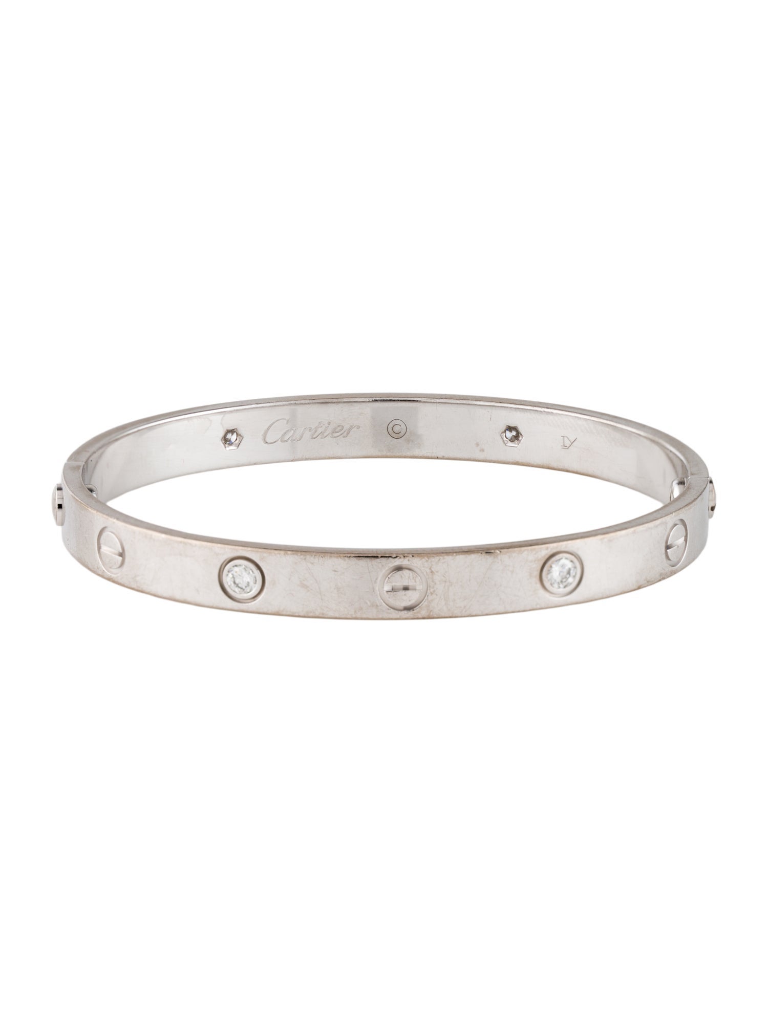 Cartier 4 Diamond Classic LOVE Bracelet