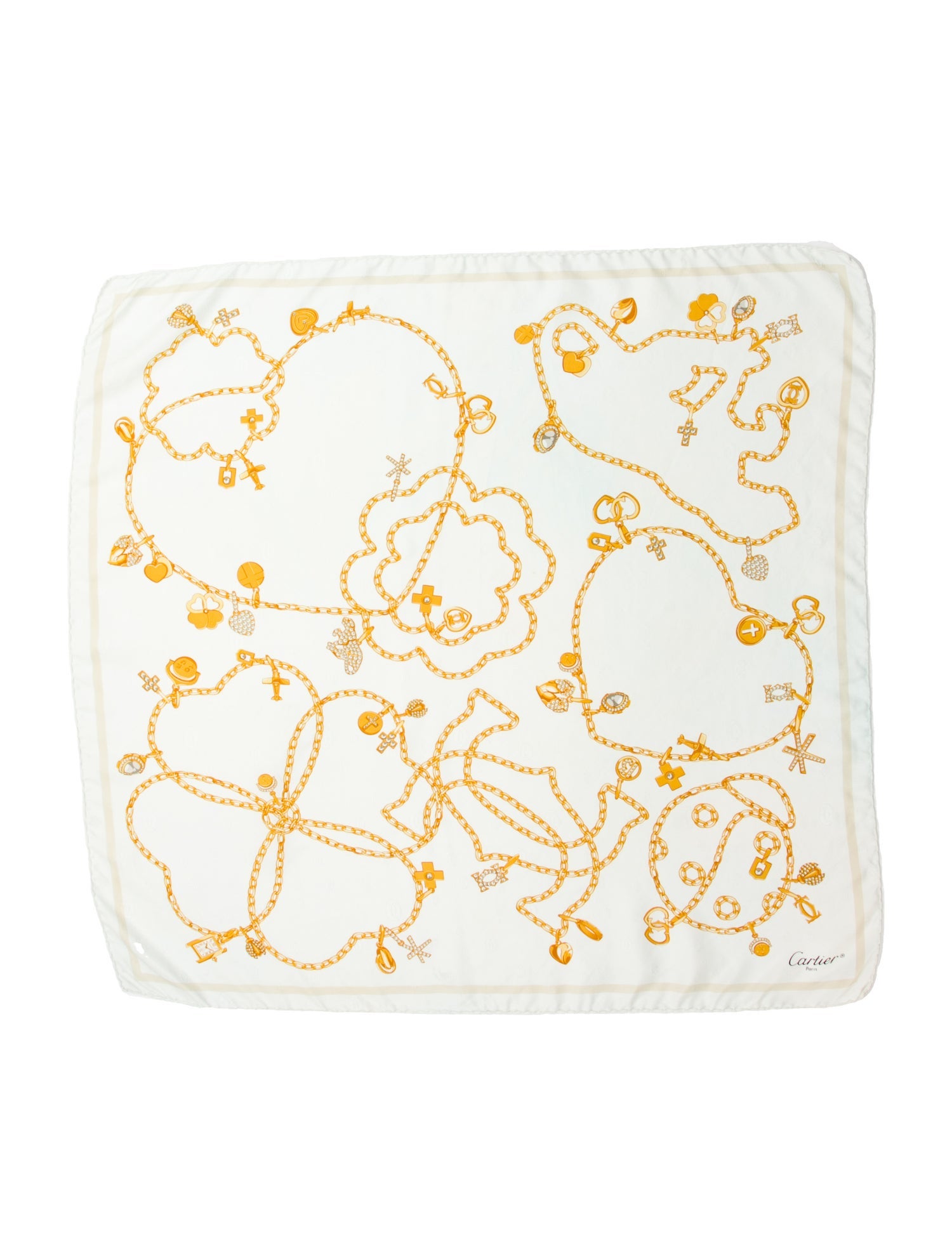 Cartier Silk Printed Scarf