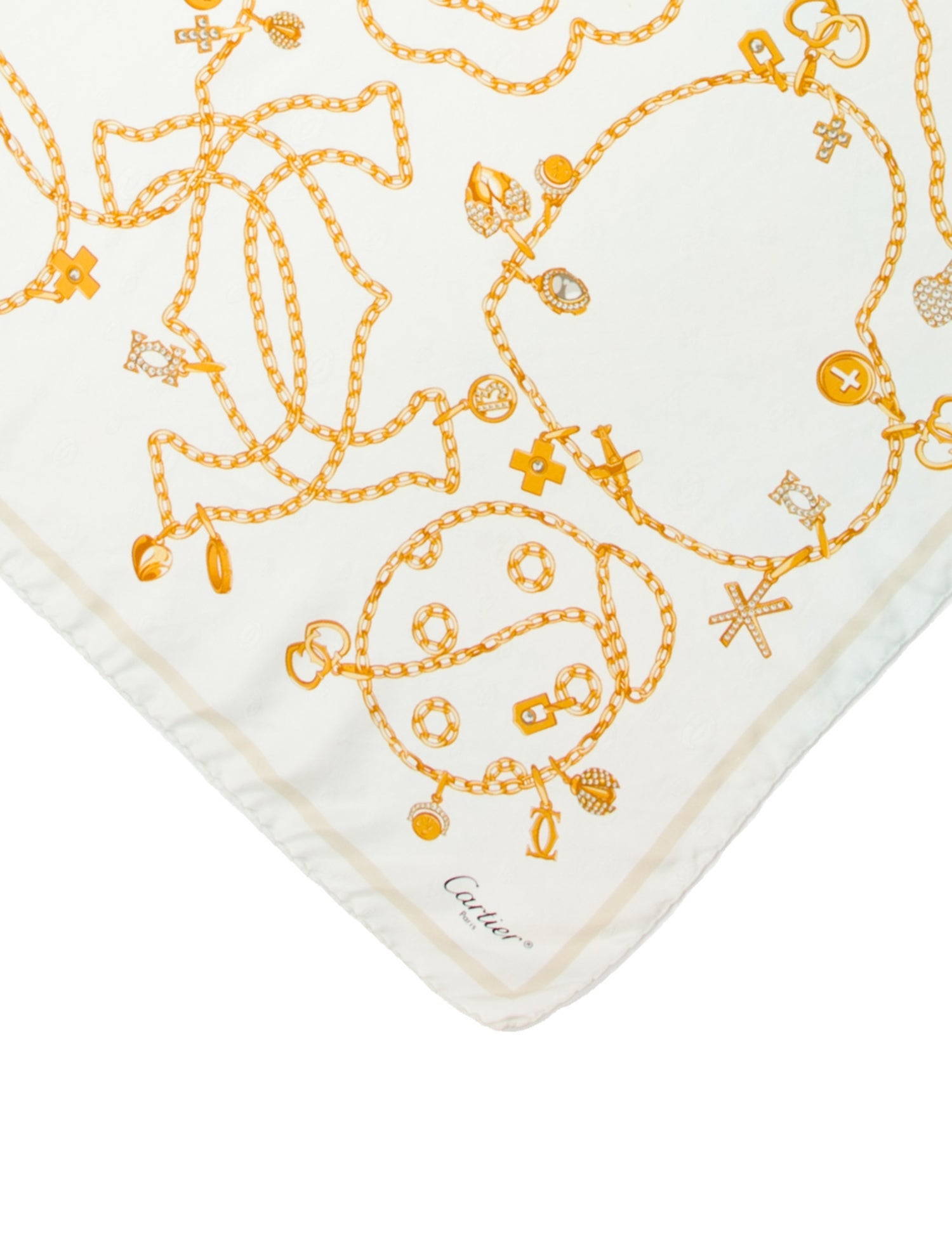 Cartier Silk Printed Scarf