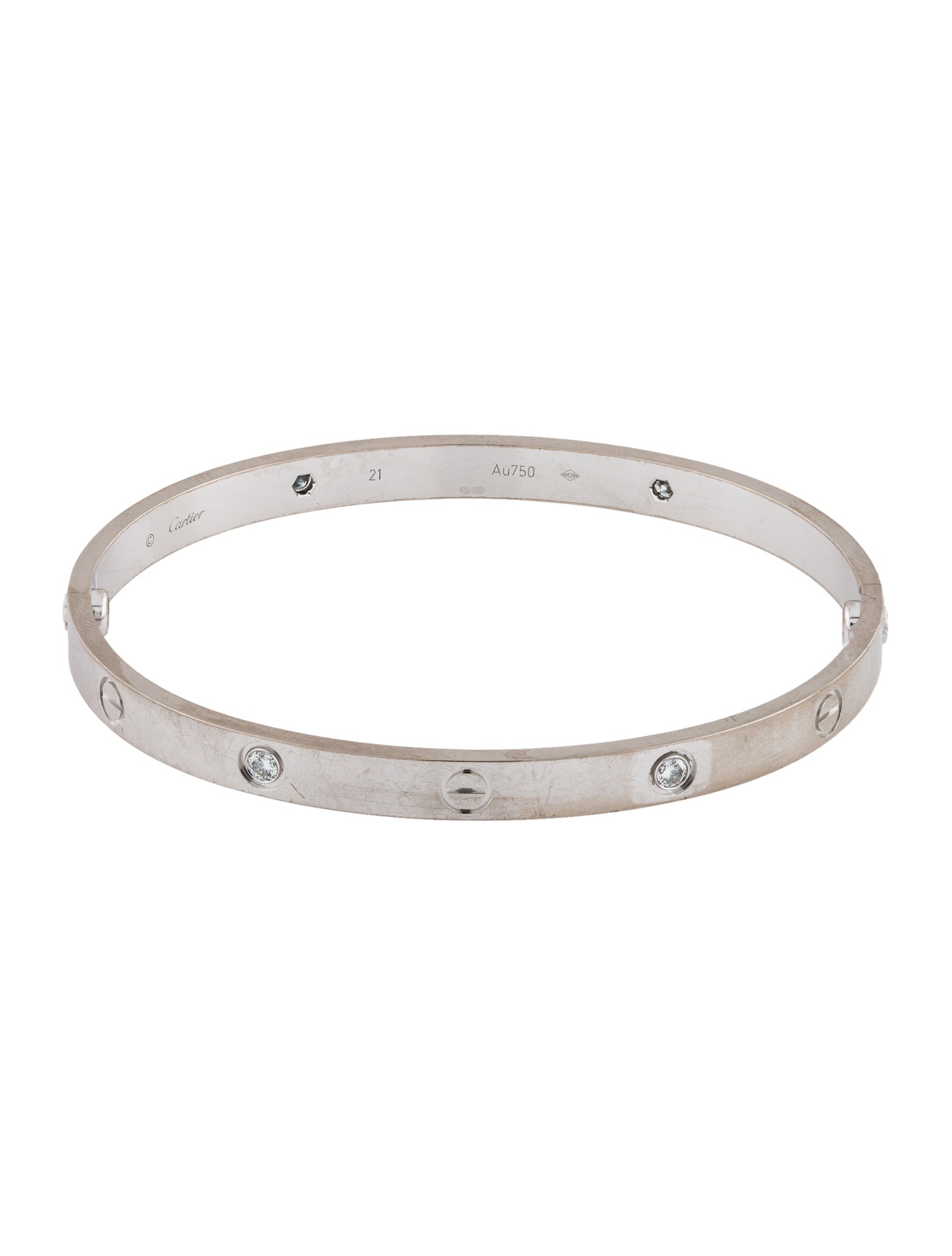 Cartier 4 Diamond LOVE Bracelet