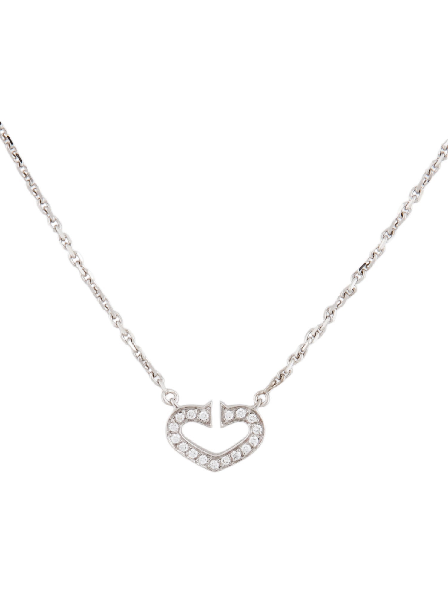 Cartier C de Cartier Heart Necklace
