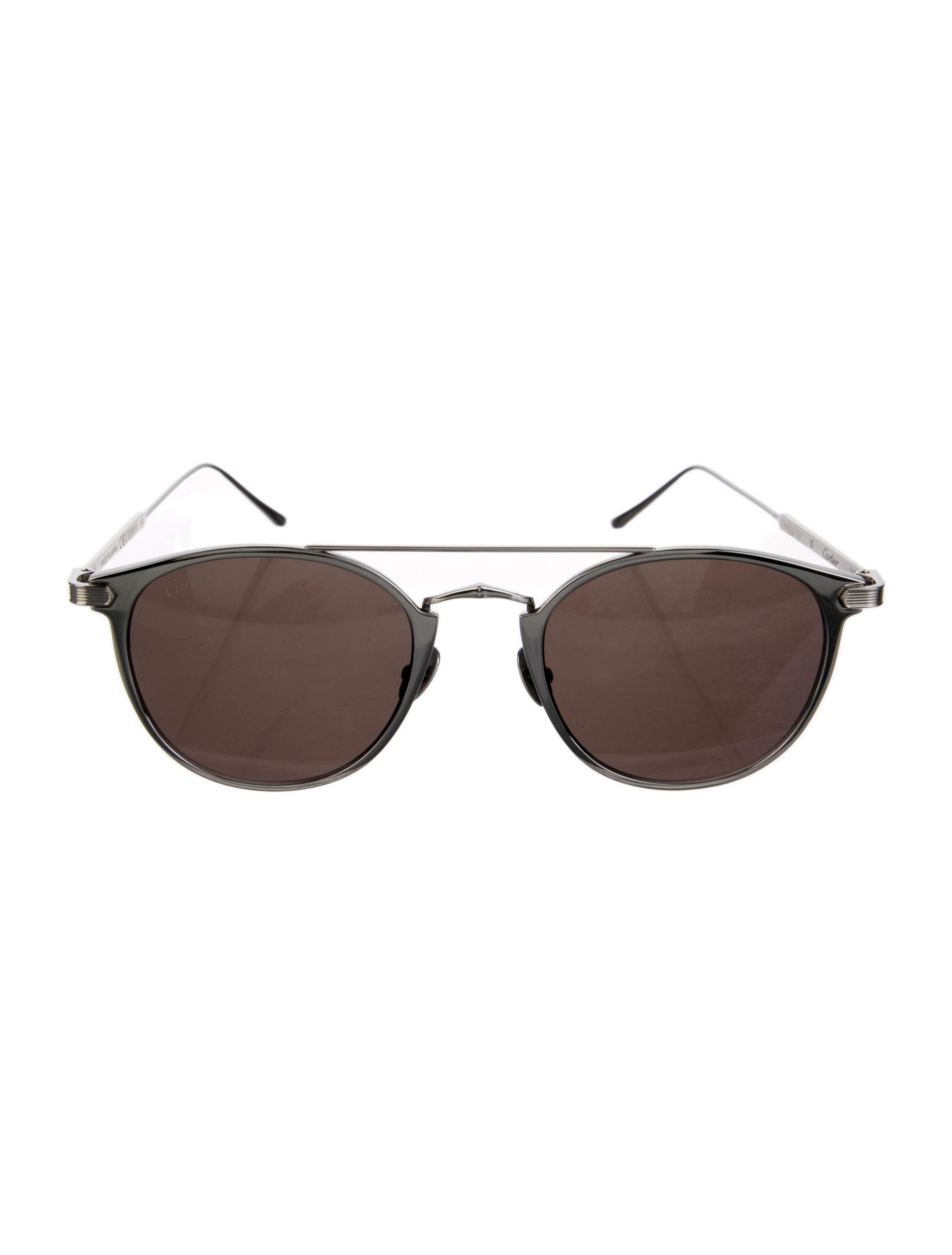 Cartier 'C De Signature' Aviator Sunglasses