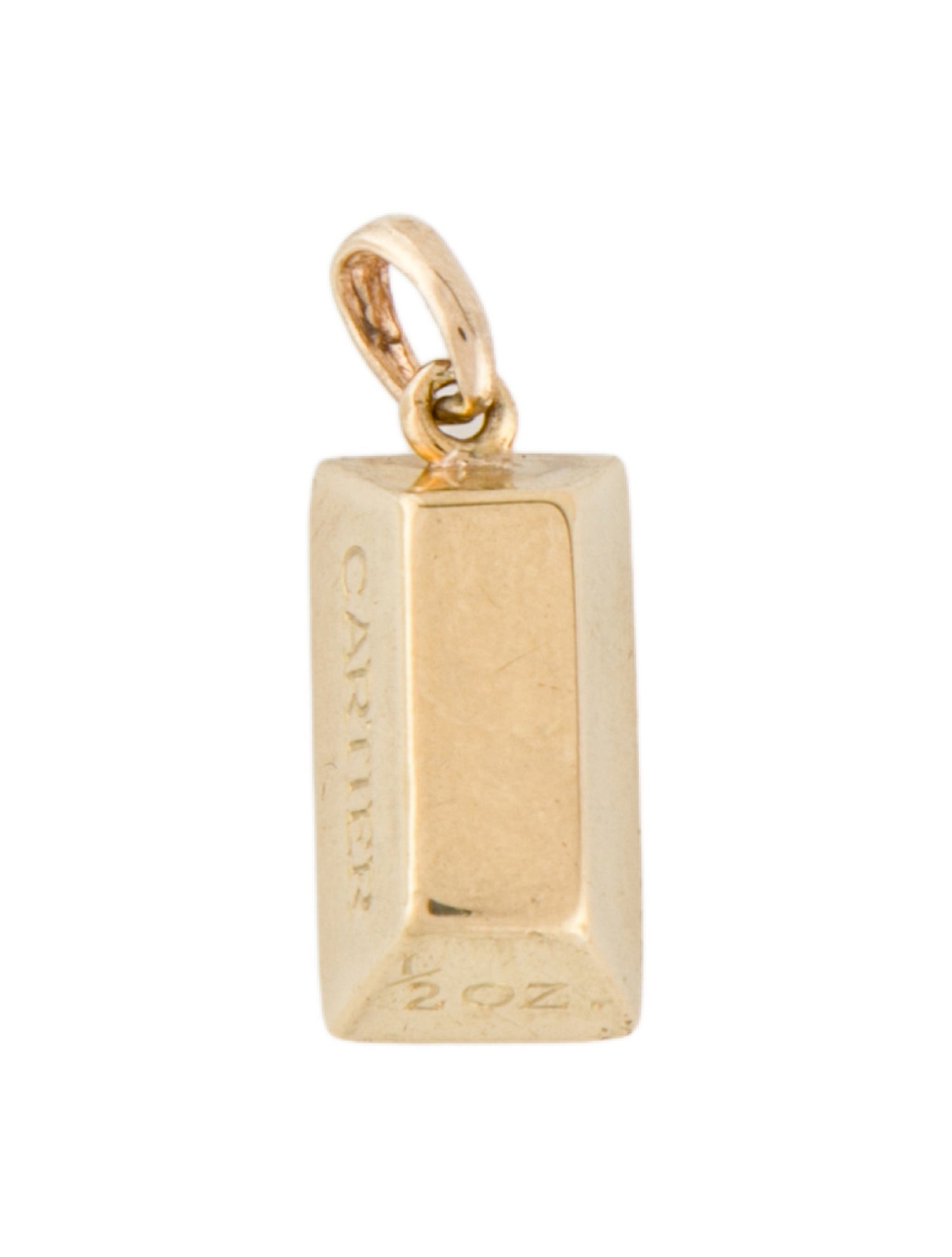 Cartier Vintage 1/2 oz Ingot Pendant