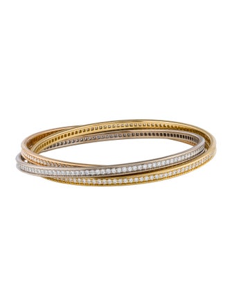 Cartier Diamond Trinity Bangle