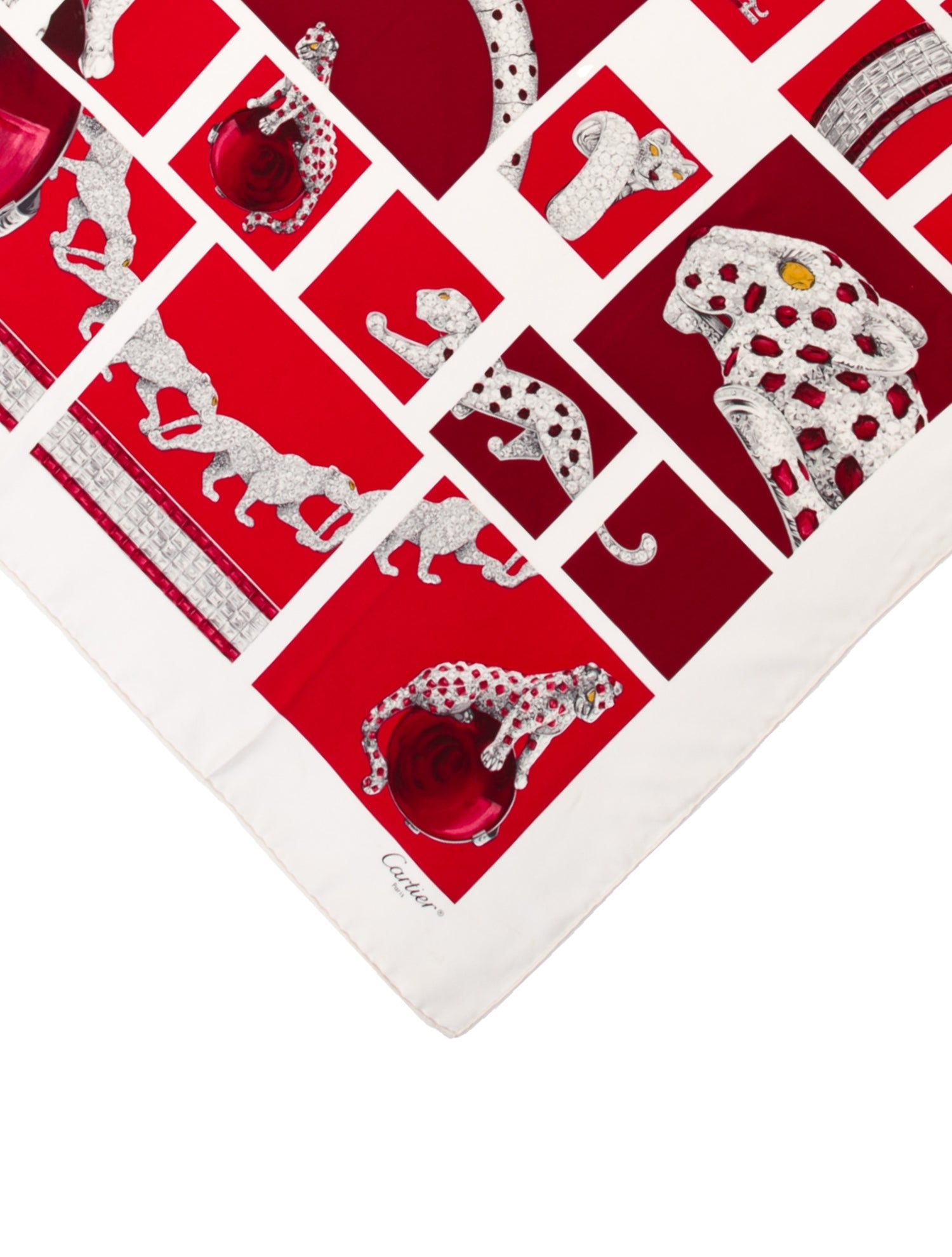 Cartier Silk Printed Scarf