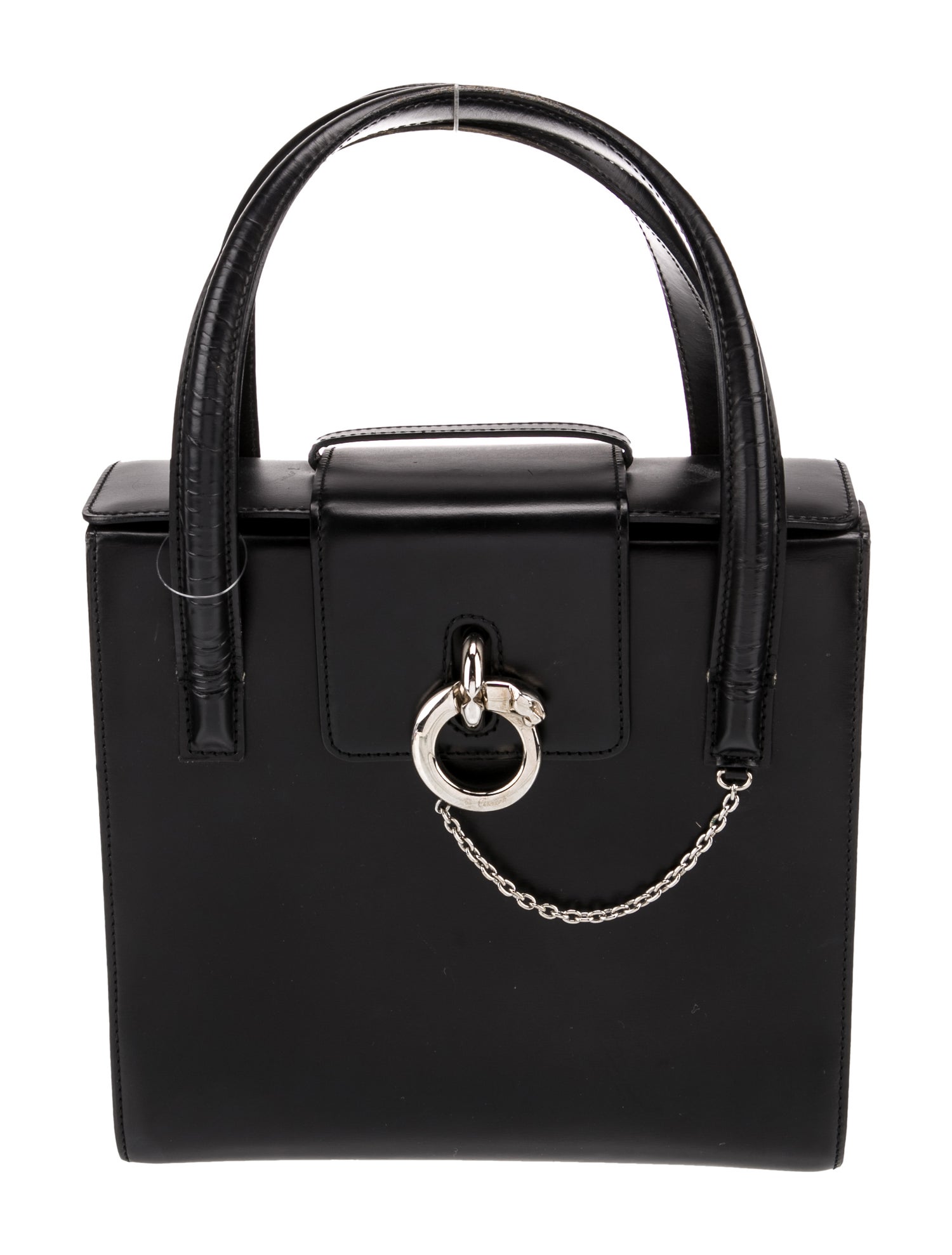 Cartier Leather Top Handle Bag