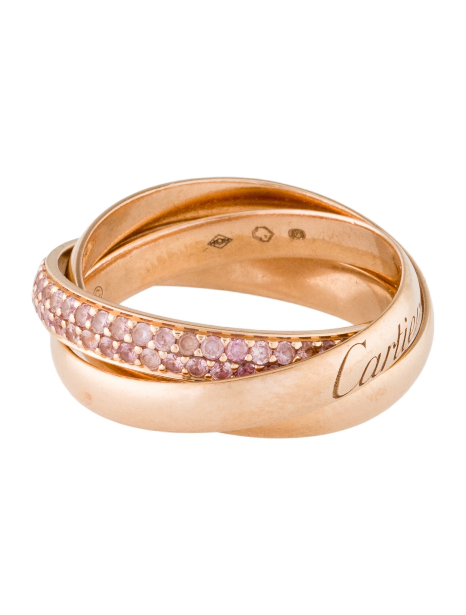 Cartier Sapphire Small Trinity Ring