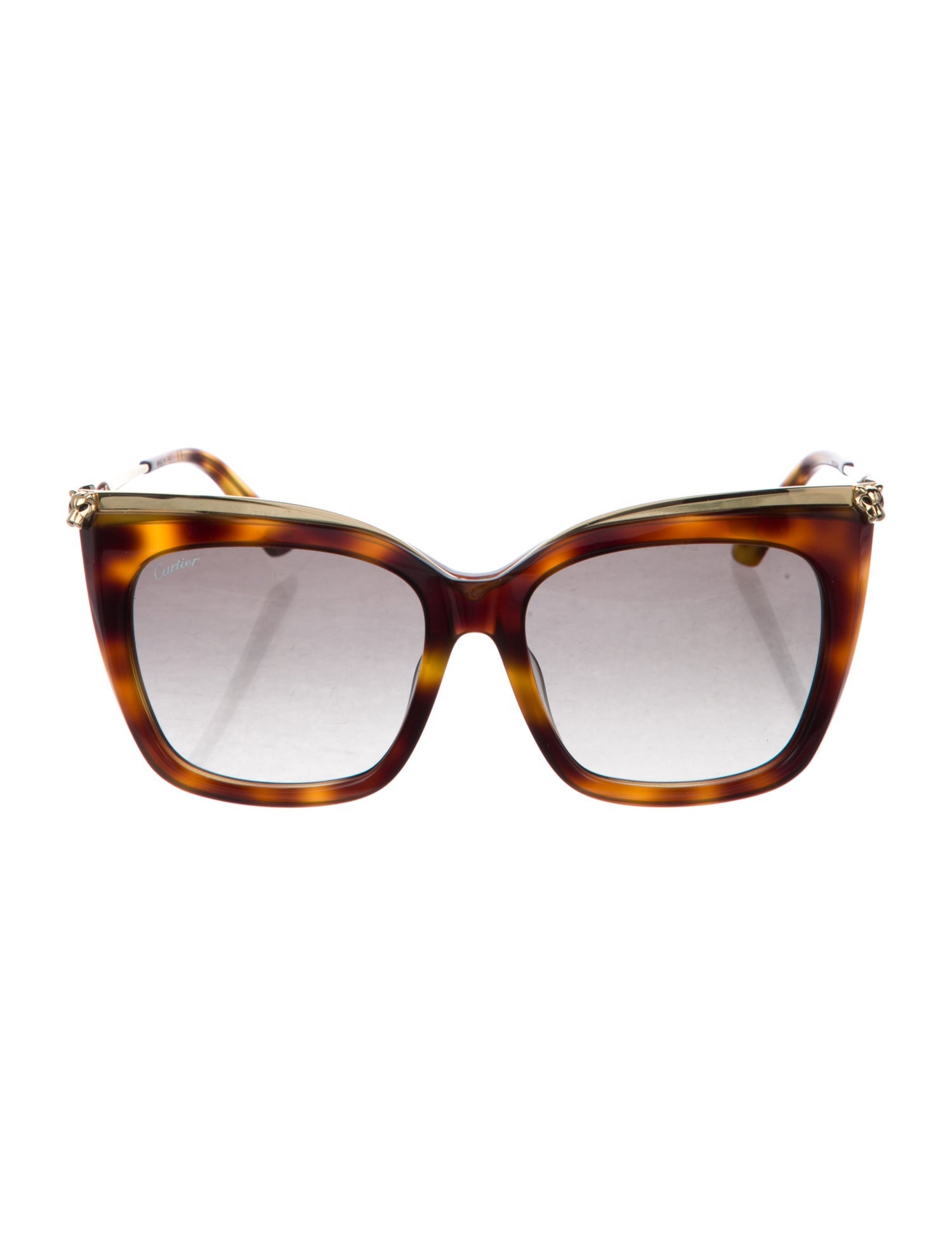Cartier Panthere De Cartier Cat-Eye Sunglasses