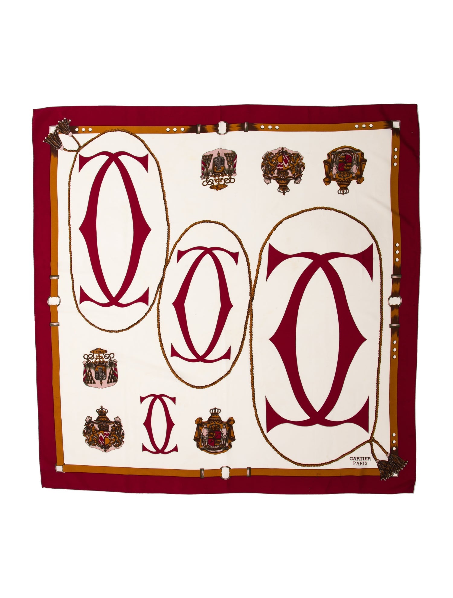 Cartier Silk Printed Scarf
